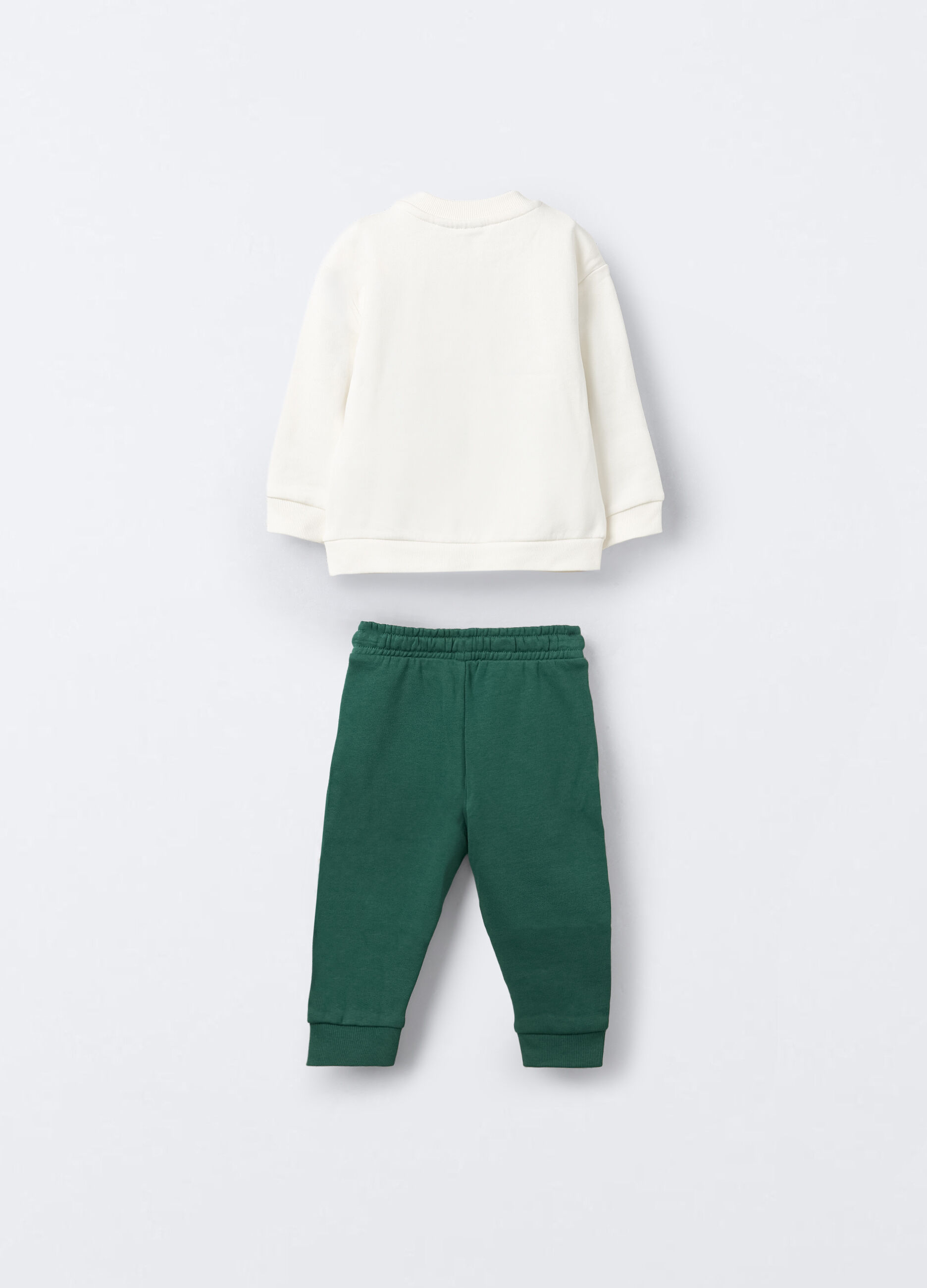 Jogging set in puro cotone garzato bimbo_1