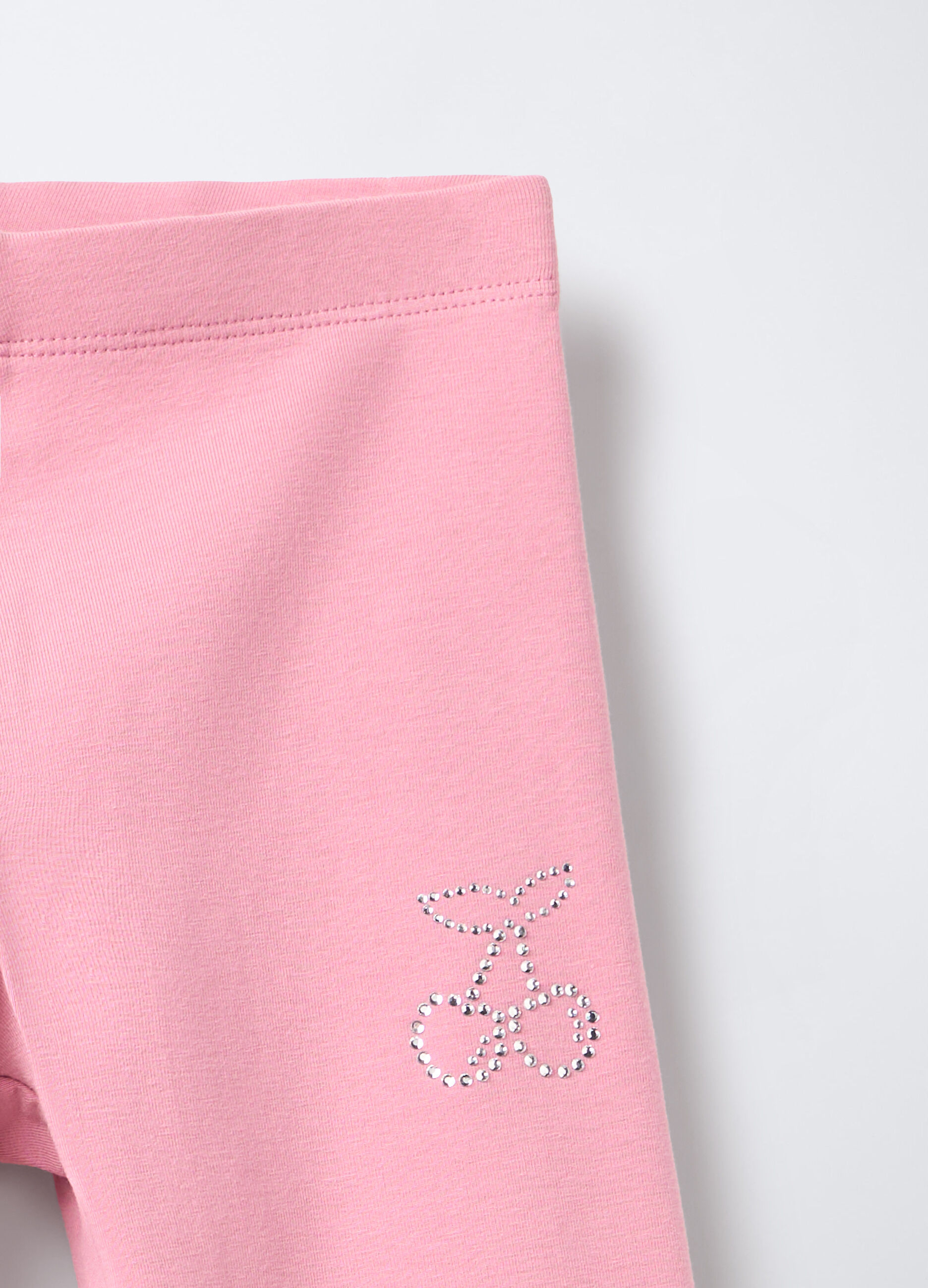 Leggings misto cotone stretch Fit Slim bambina_2