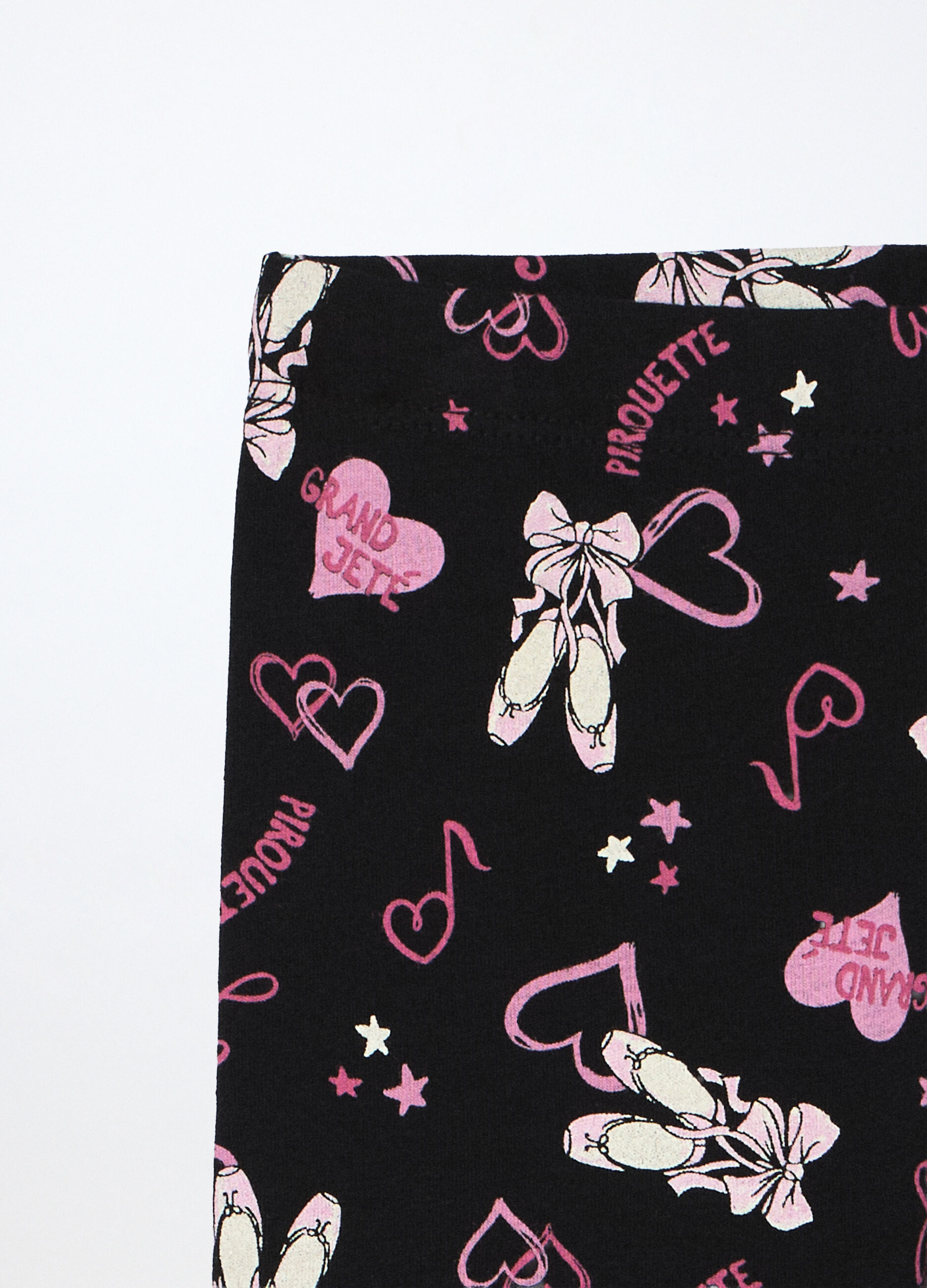 Pack 3 leggings in jersey di cotone stretch bambina_4