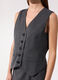 Gilet in lana misto viscosa donna_3