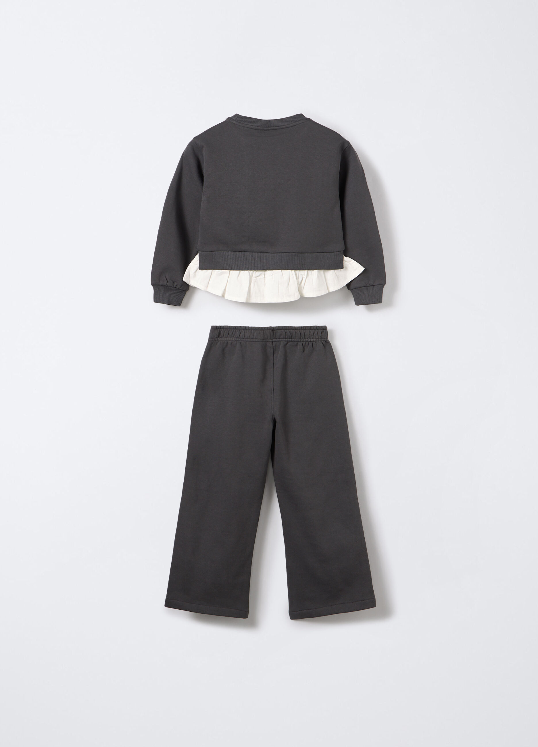 Jogging set Disney in felpa di puro cotone bambina_1