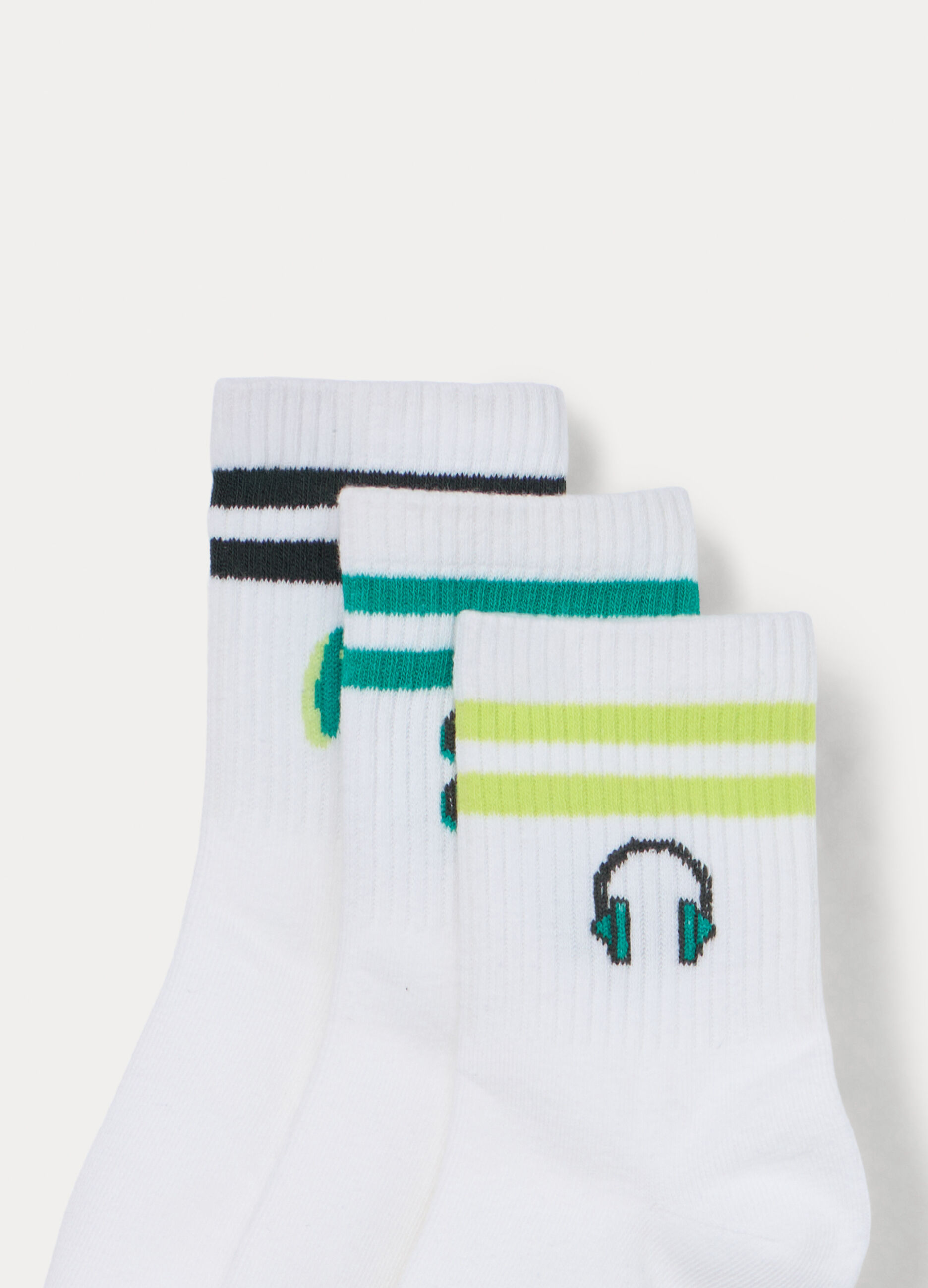 Pack 3 calze sportive in spugna stretch_2