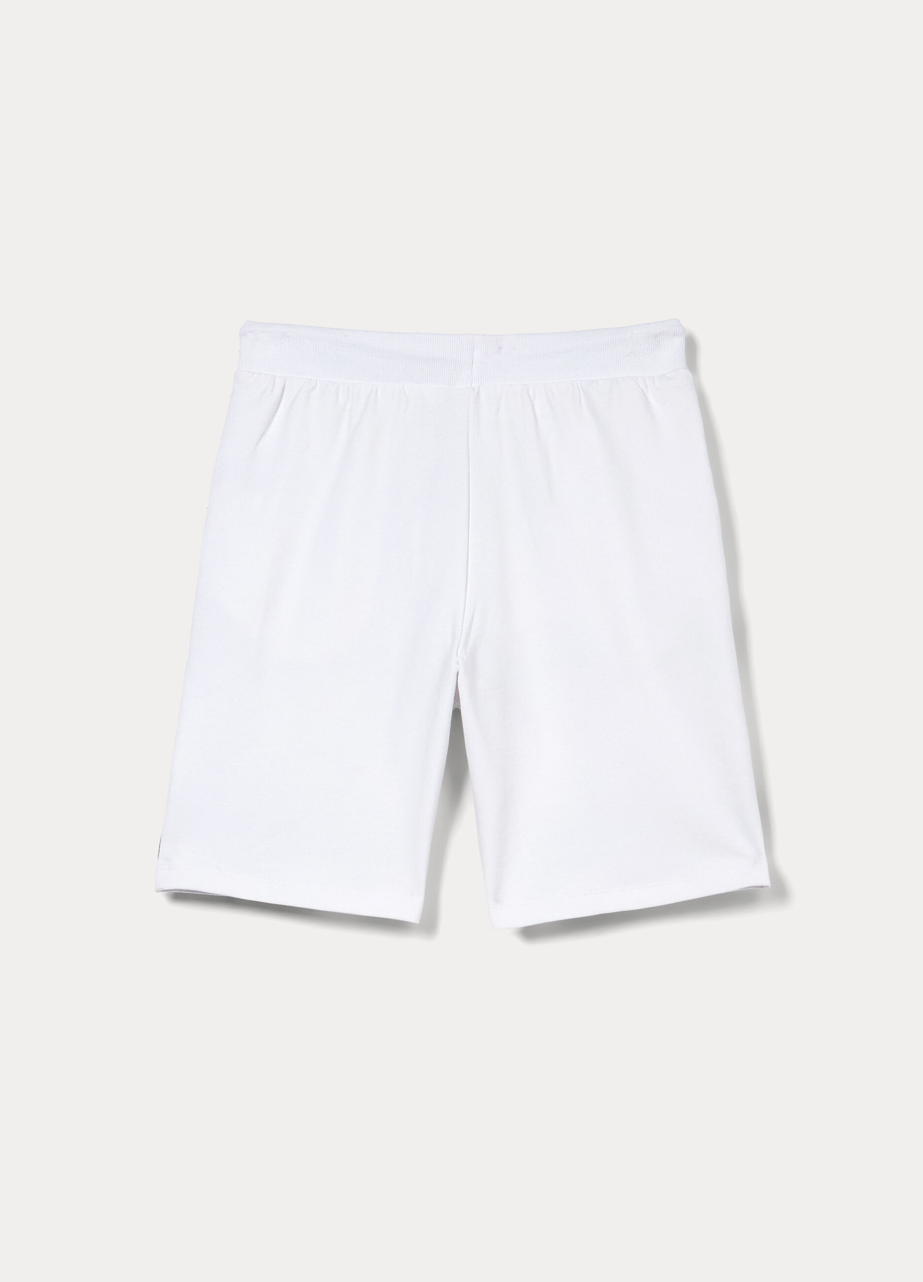 Bermuda in french terry di cotone stretch ragazzo_1