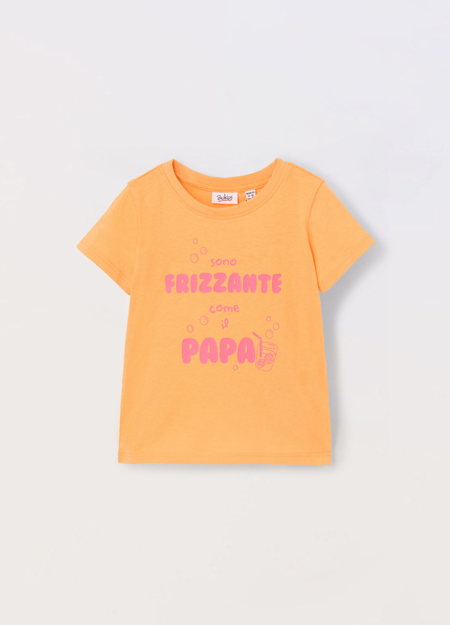 T-shirt in jersey di puro cotone neonata_0