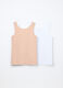 Pack 2 canotte in jersey di cotone stretch ragazza_1
