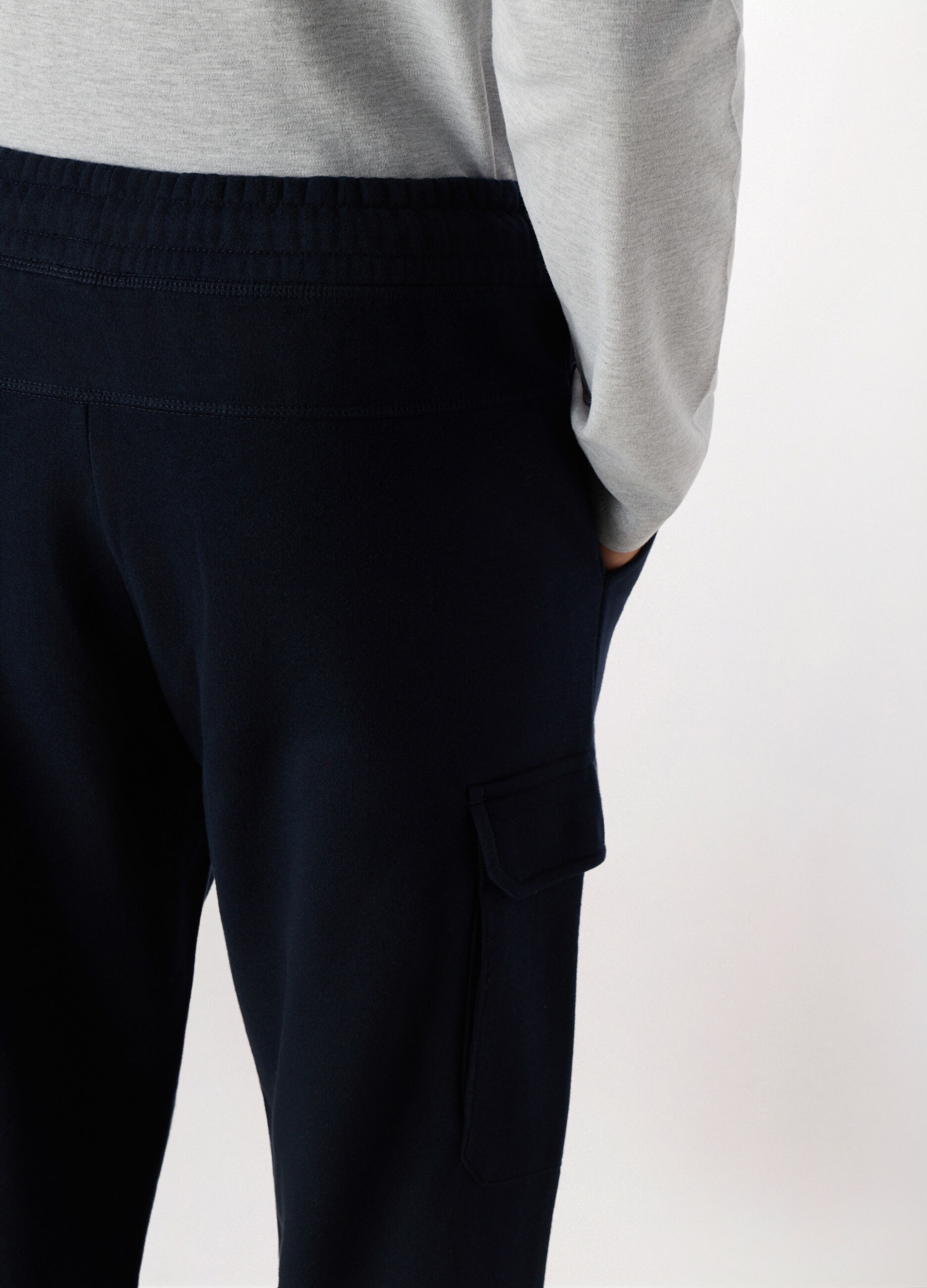 Maglia a collo alto in puro cotone uomo_2