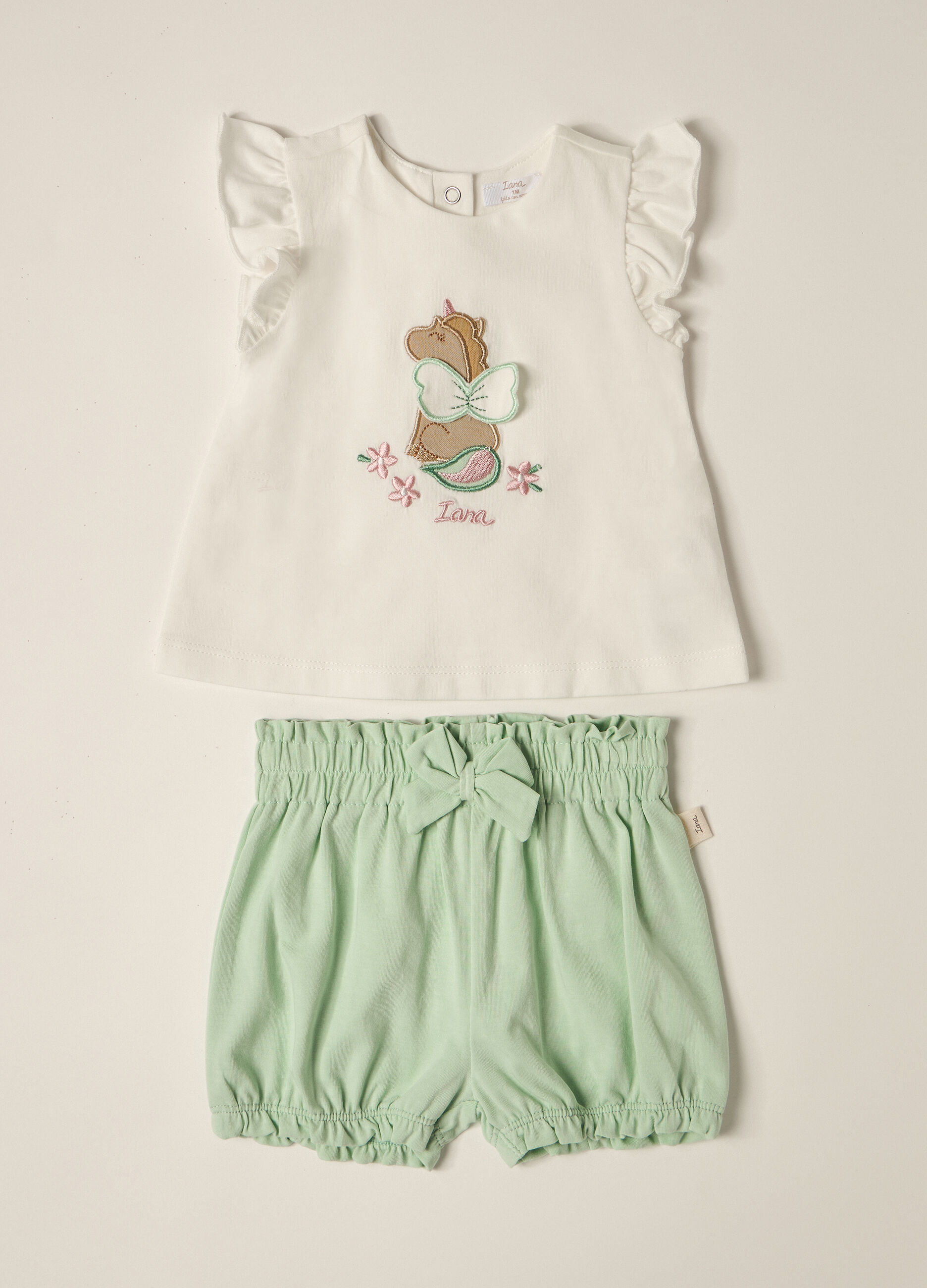Set in cotone stretch IANA neonata_0