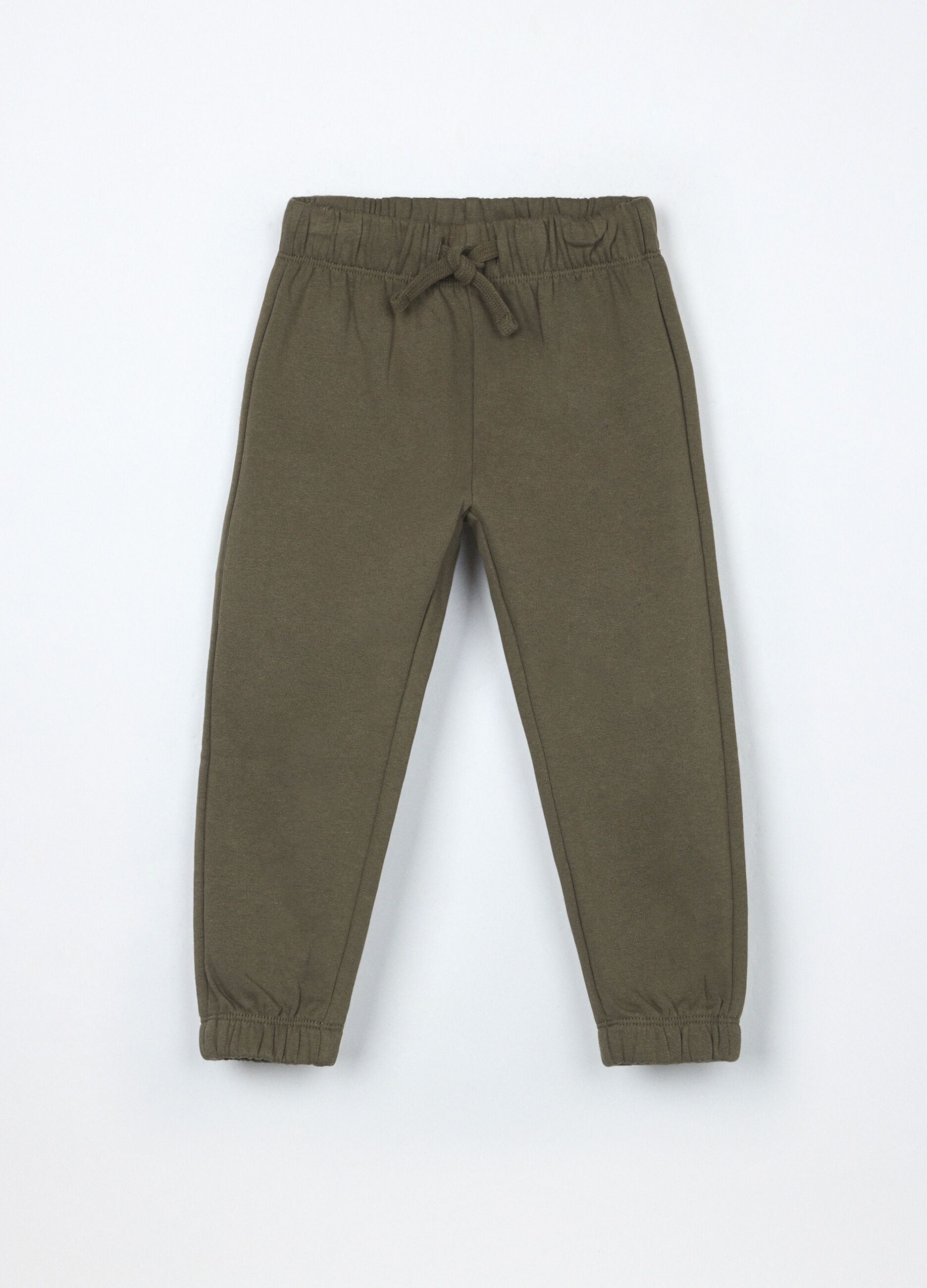 Joggers in puro cotone fleece neonato_0