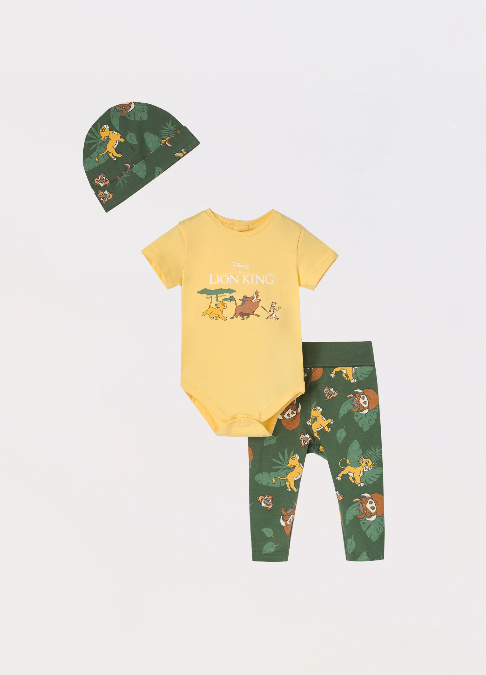 Set in jersey di cotone stretch neonato