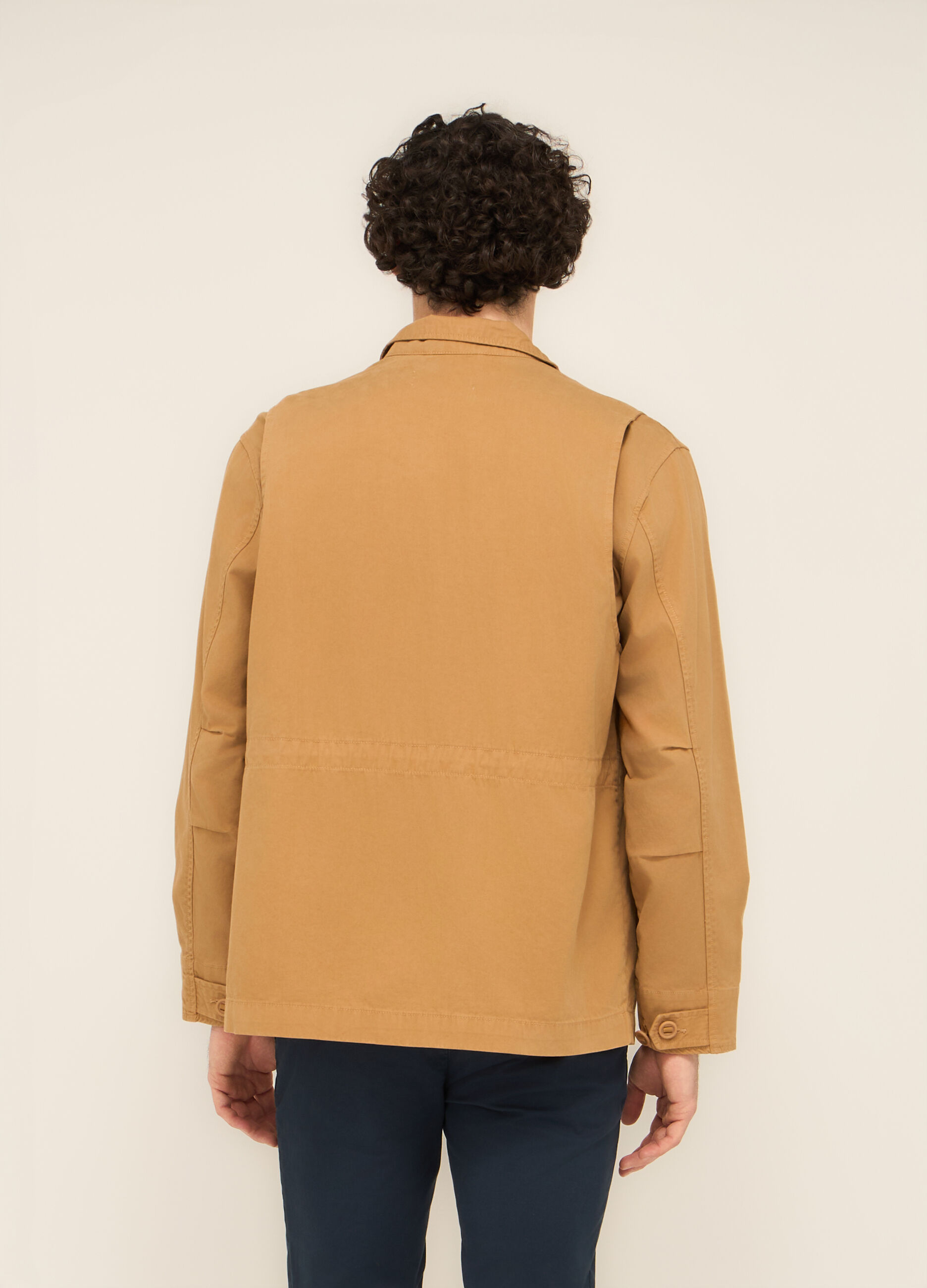 Field jacket in tela di cotone uomo_1
