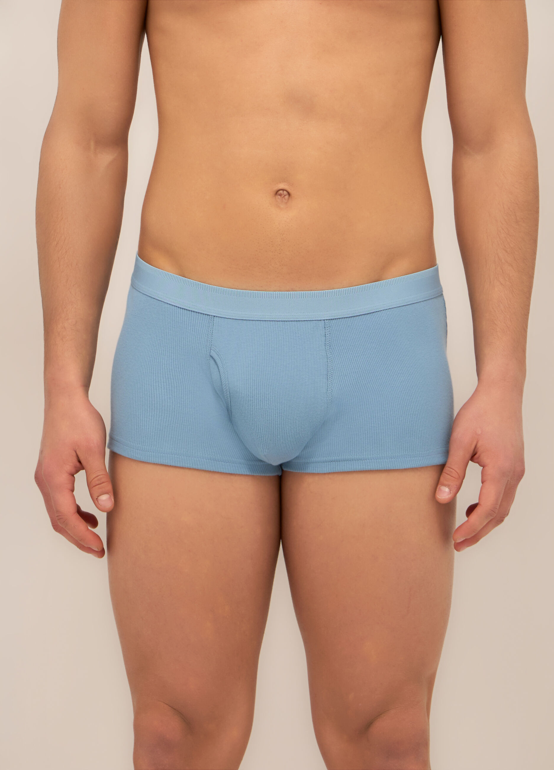 Boxer in cotone stretch a costine uomo_2