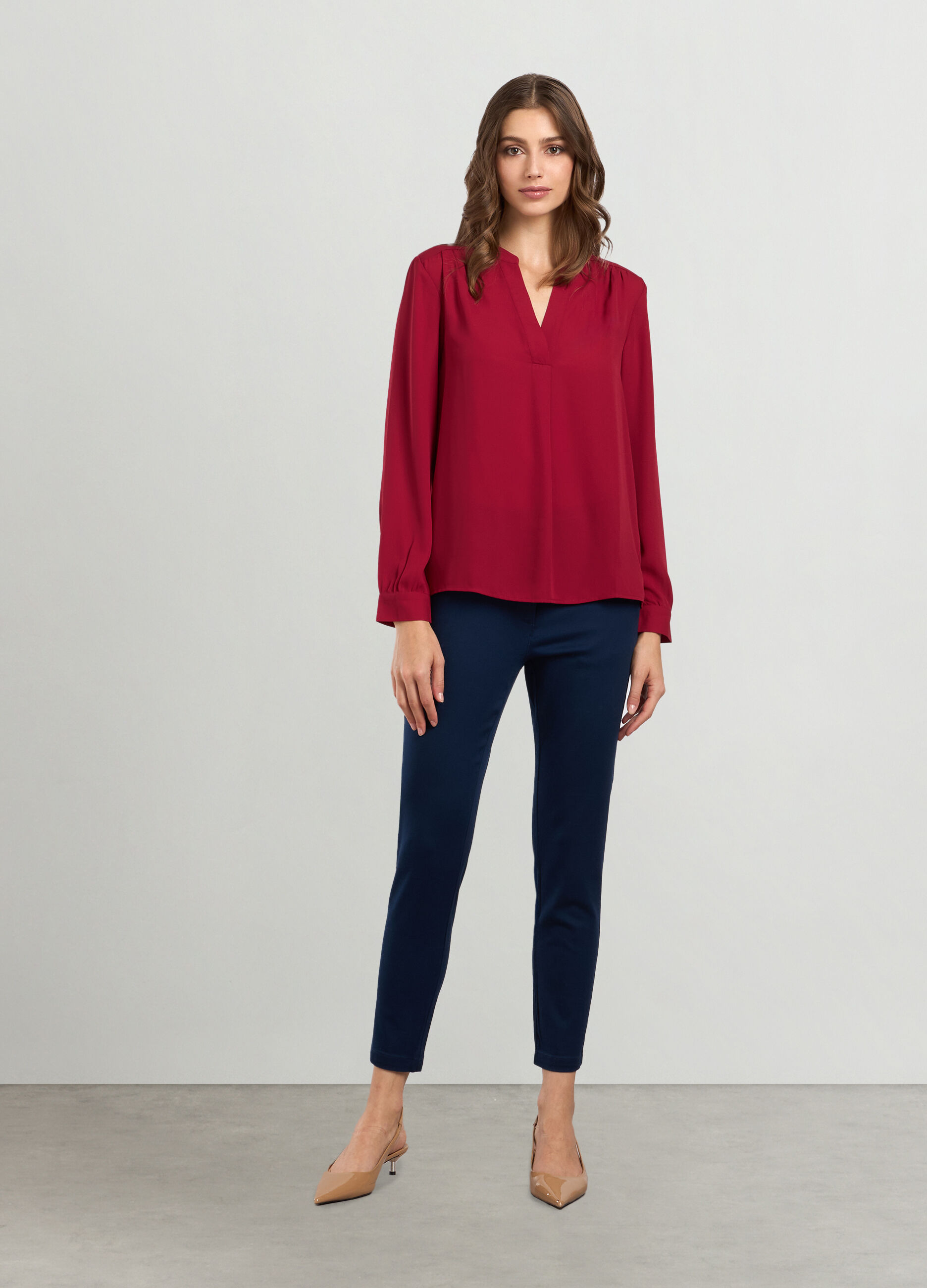 Treggings in misto cotone stretch donna_0