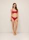 Reggiseno a balconcino imbottito in microfibra donna_0