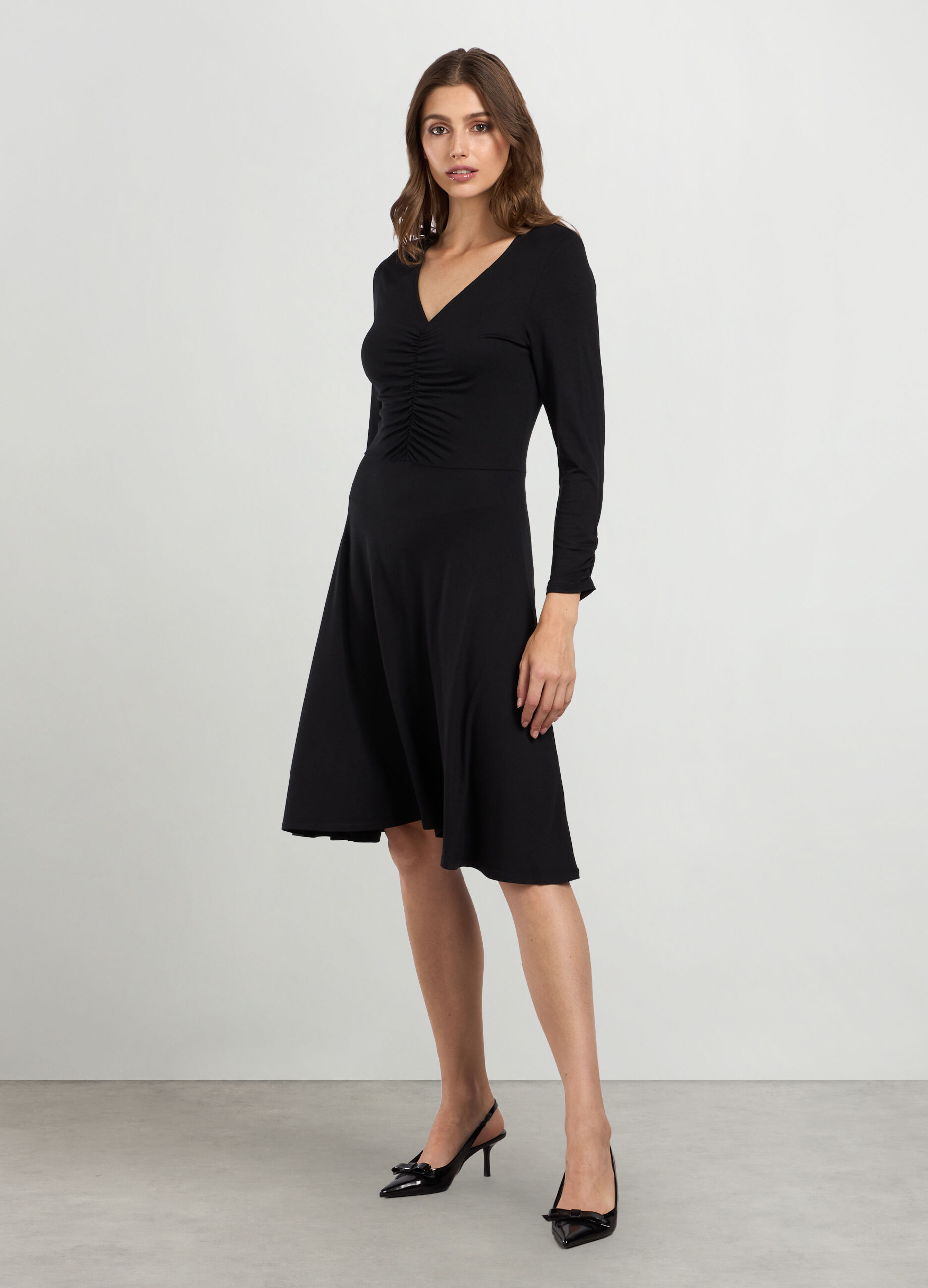 Abito in jersey di viscosa stretch donna_0