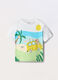 T-shirt in jersey di puro cotone neonato_0