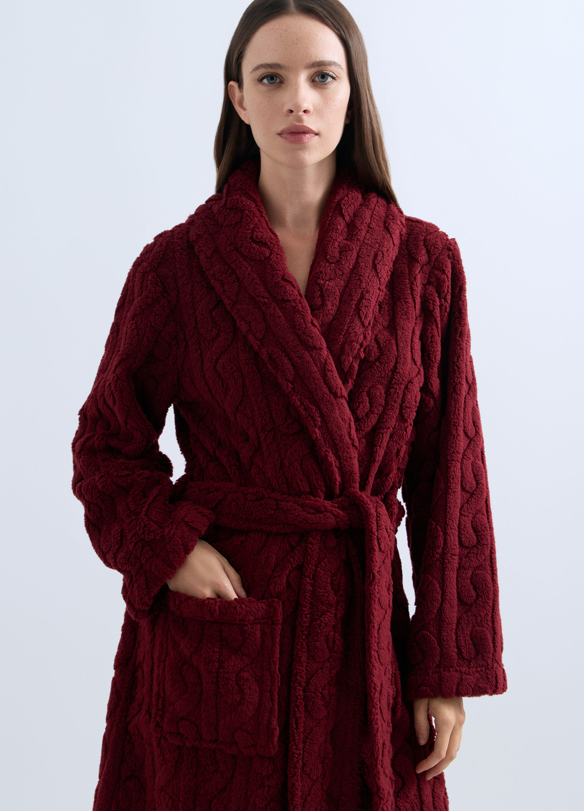 Vestaglia in eco fur donna_2