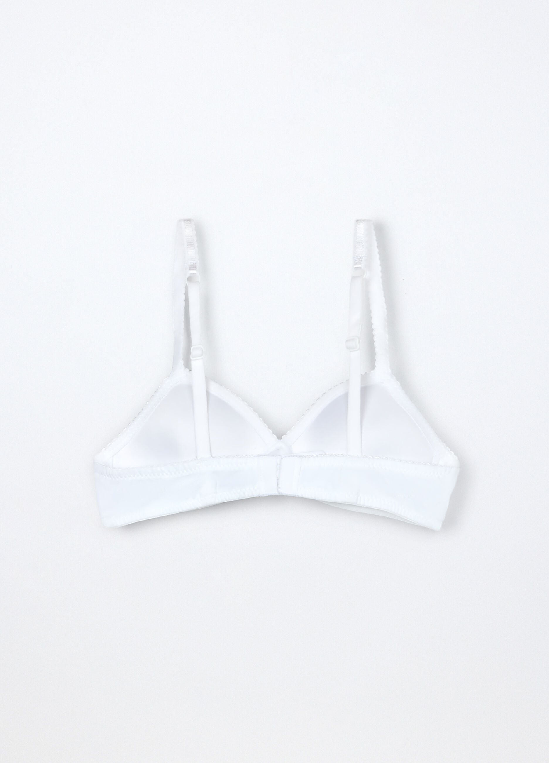 Reggiseno imbottito in jersey di cotone stretch ragazza_1