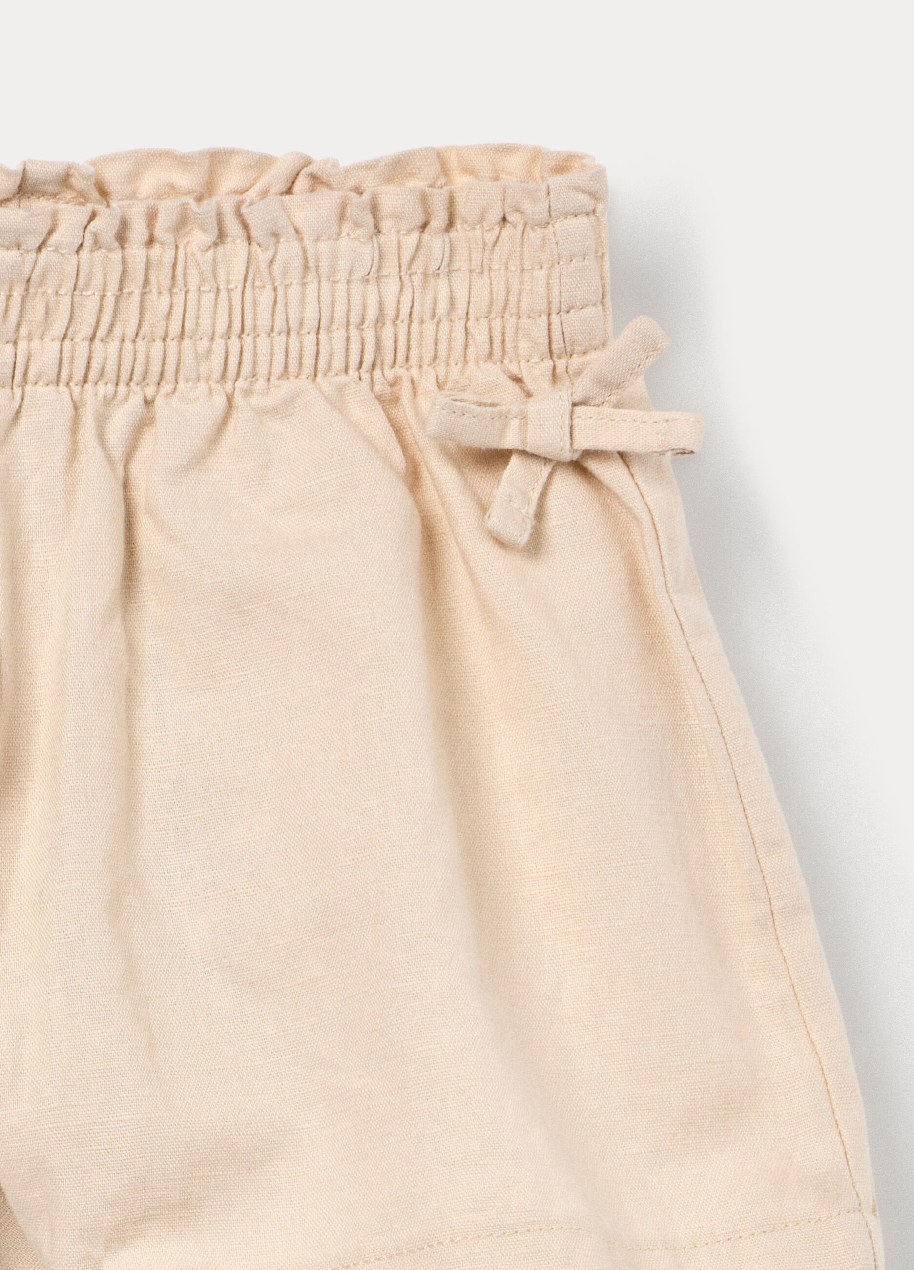 Shorts misto lino bambina _2