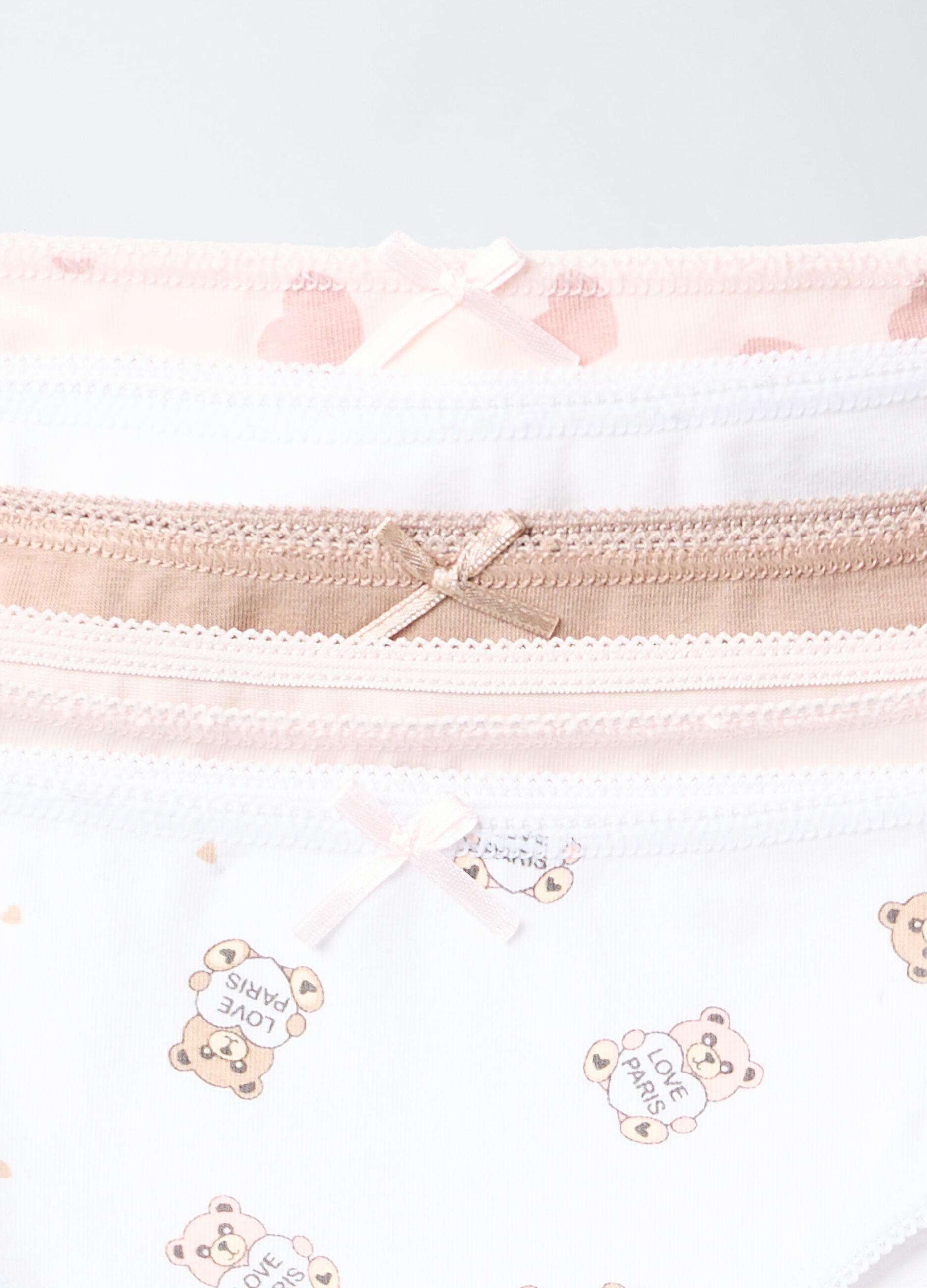 Pack 5 slip in jersey di cotone stretch bambina_3