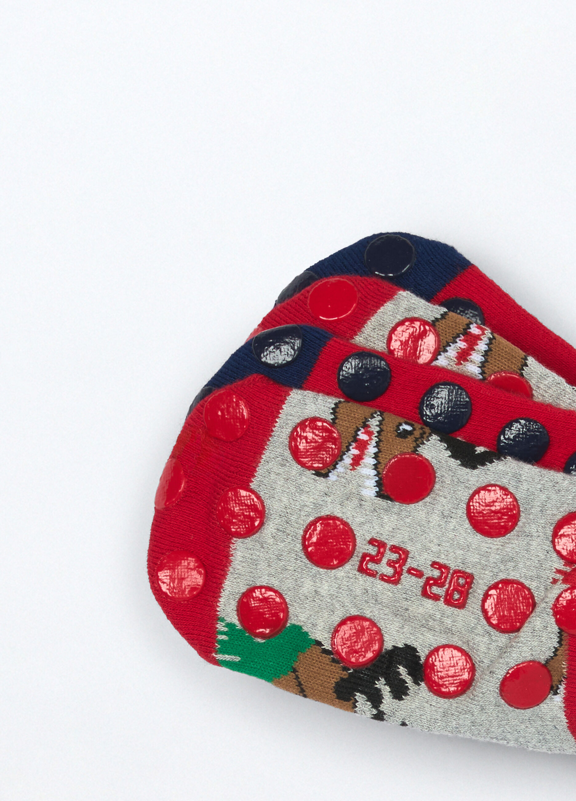 Pack 2 calze antiscivolo natalizie bambino_2