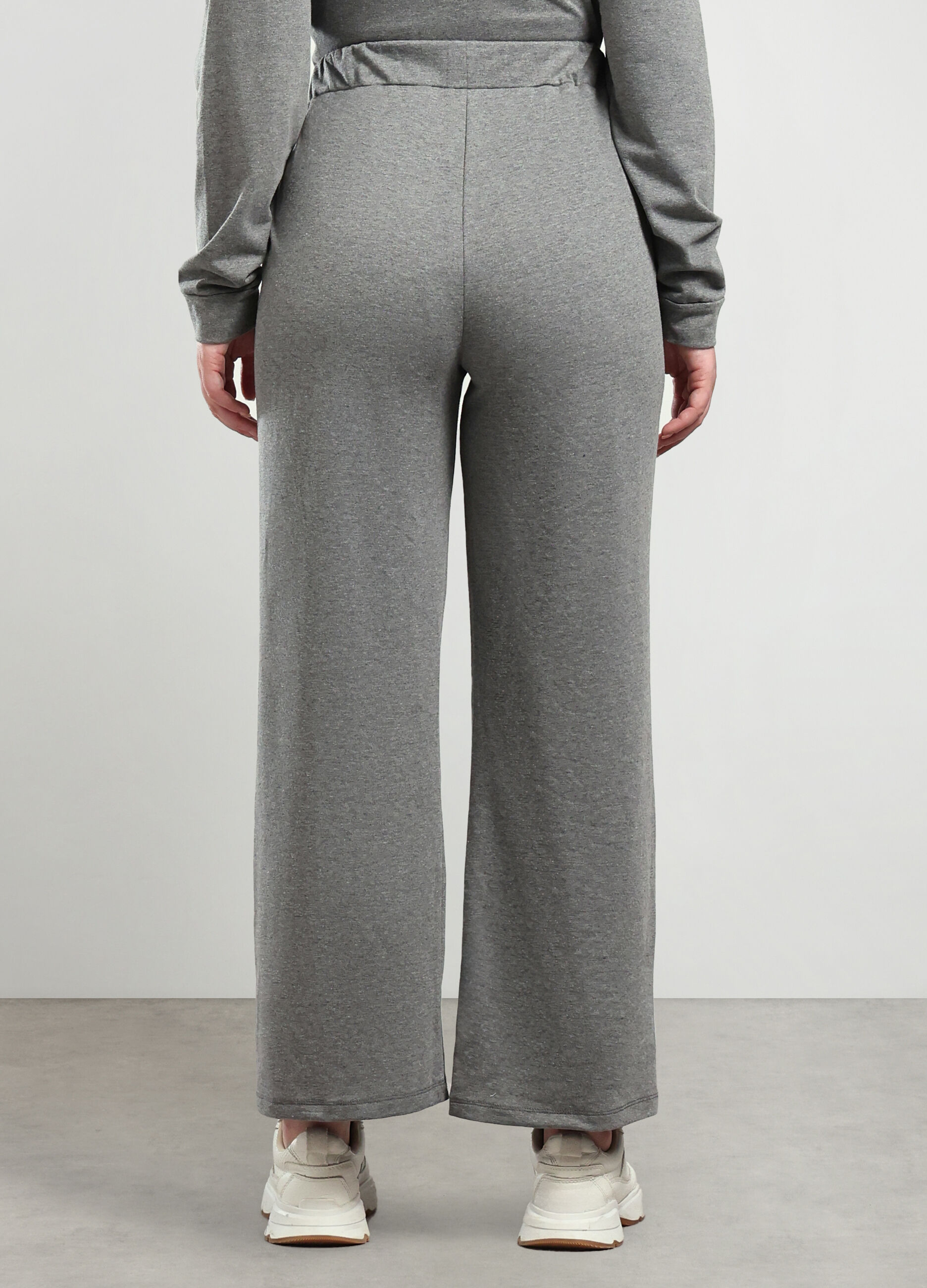 Pantaloni misto cotone donna curvy _1