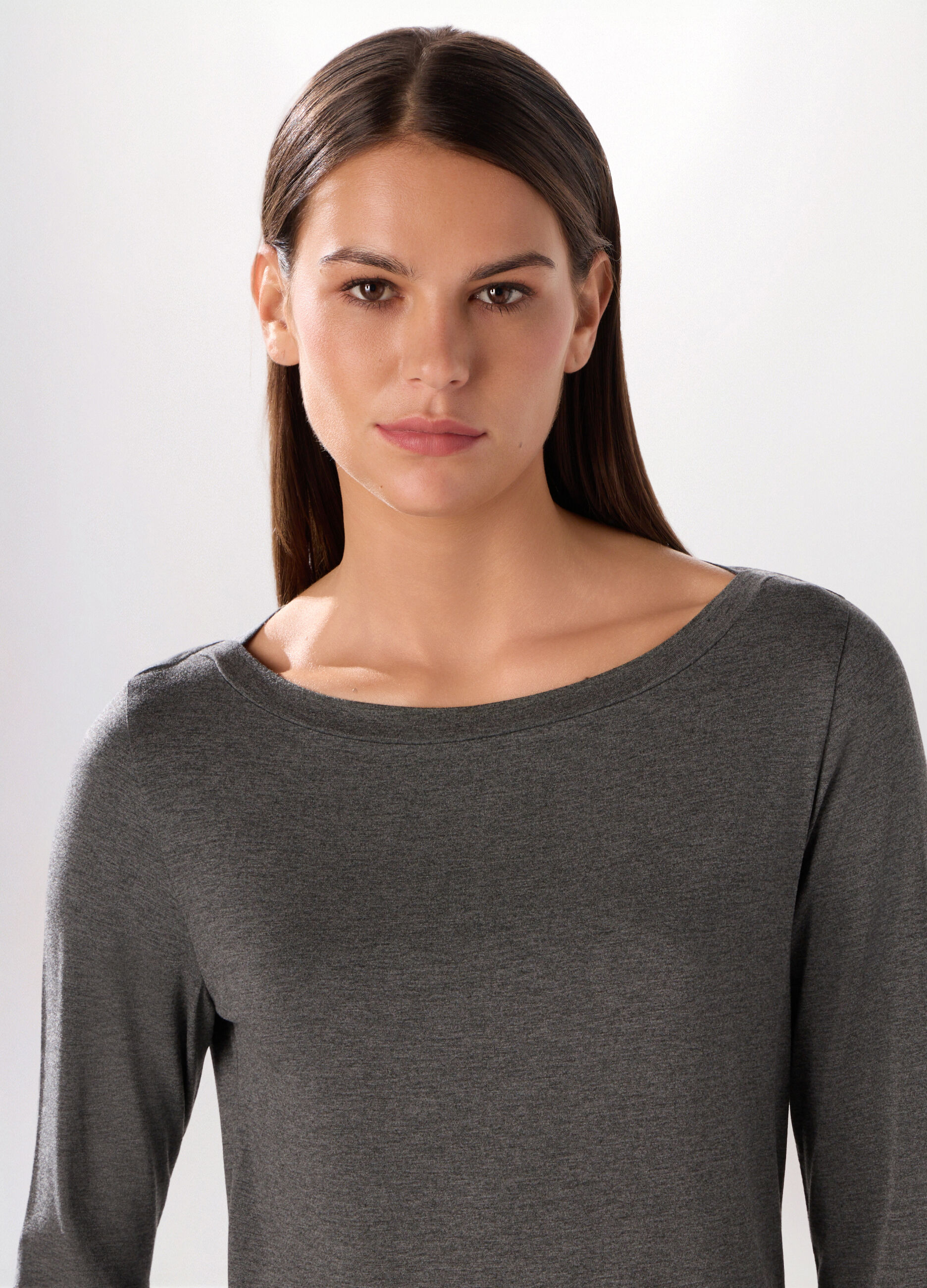 T-shirt in jersey di viscosa stretch donna_2