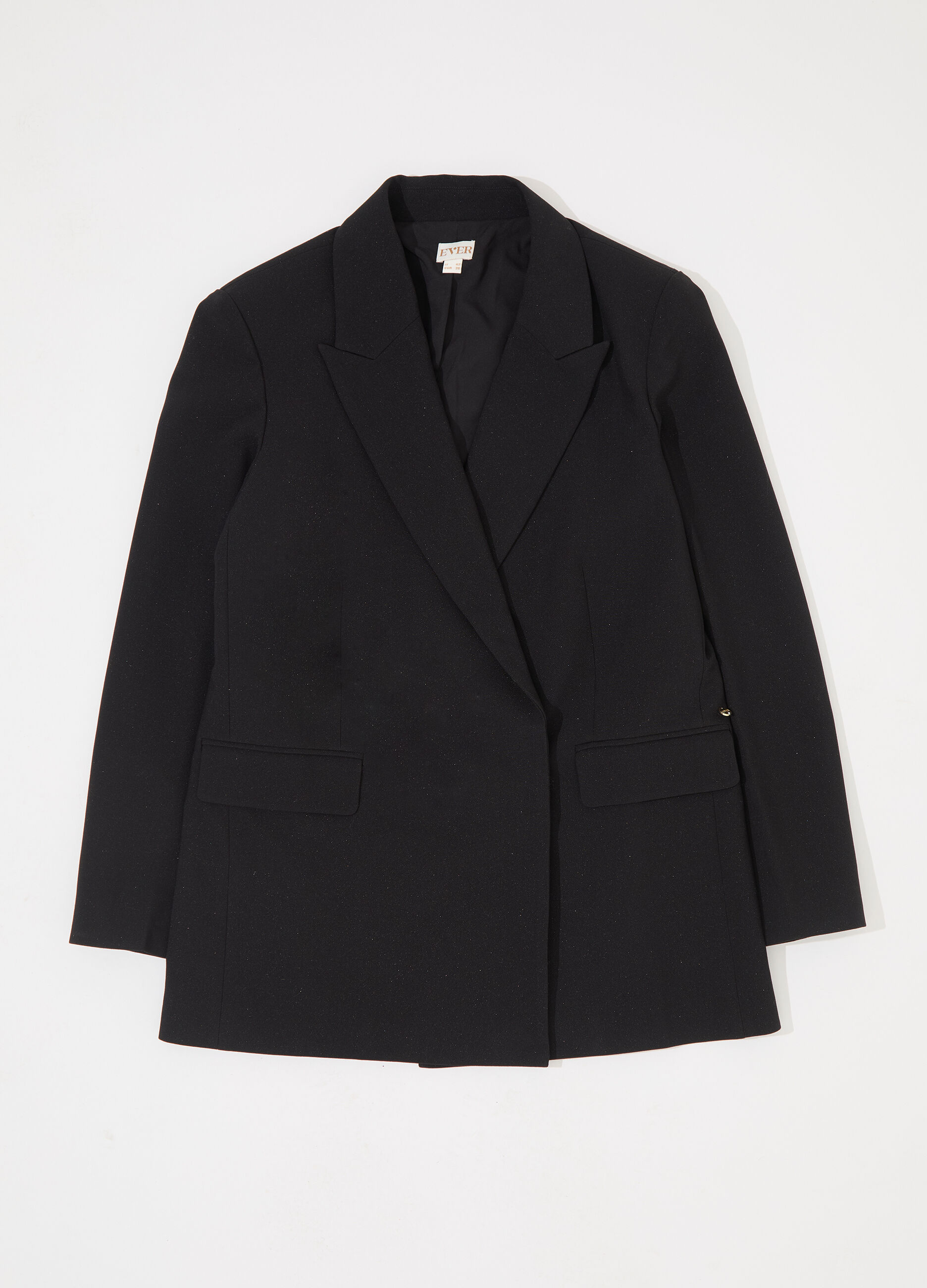 Blazer doppiopetto in twill e filo lurex  donna_4