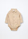 Body in flanella di puro cotone neonato_0