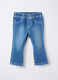 Jeggings in misto cotone garzato denim stretch bimba_0