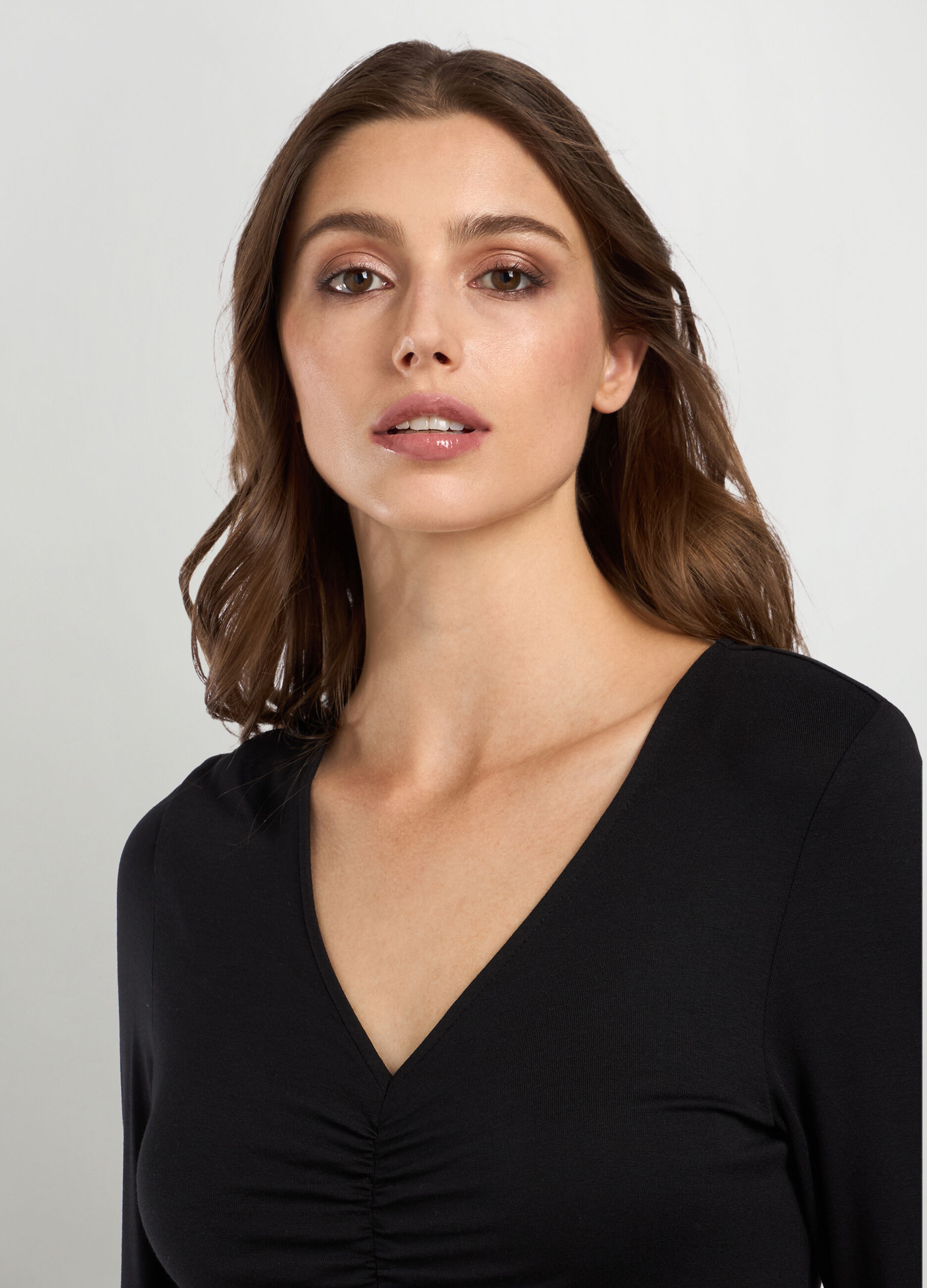 Abito in jersey di viscosa stretch donna_2