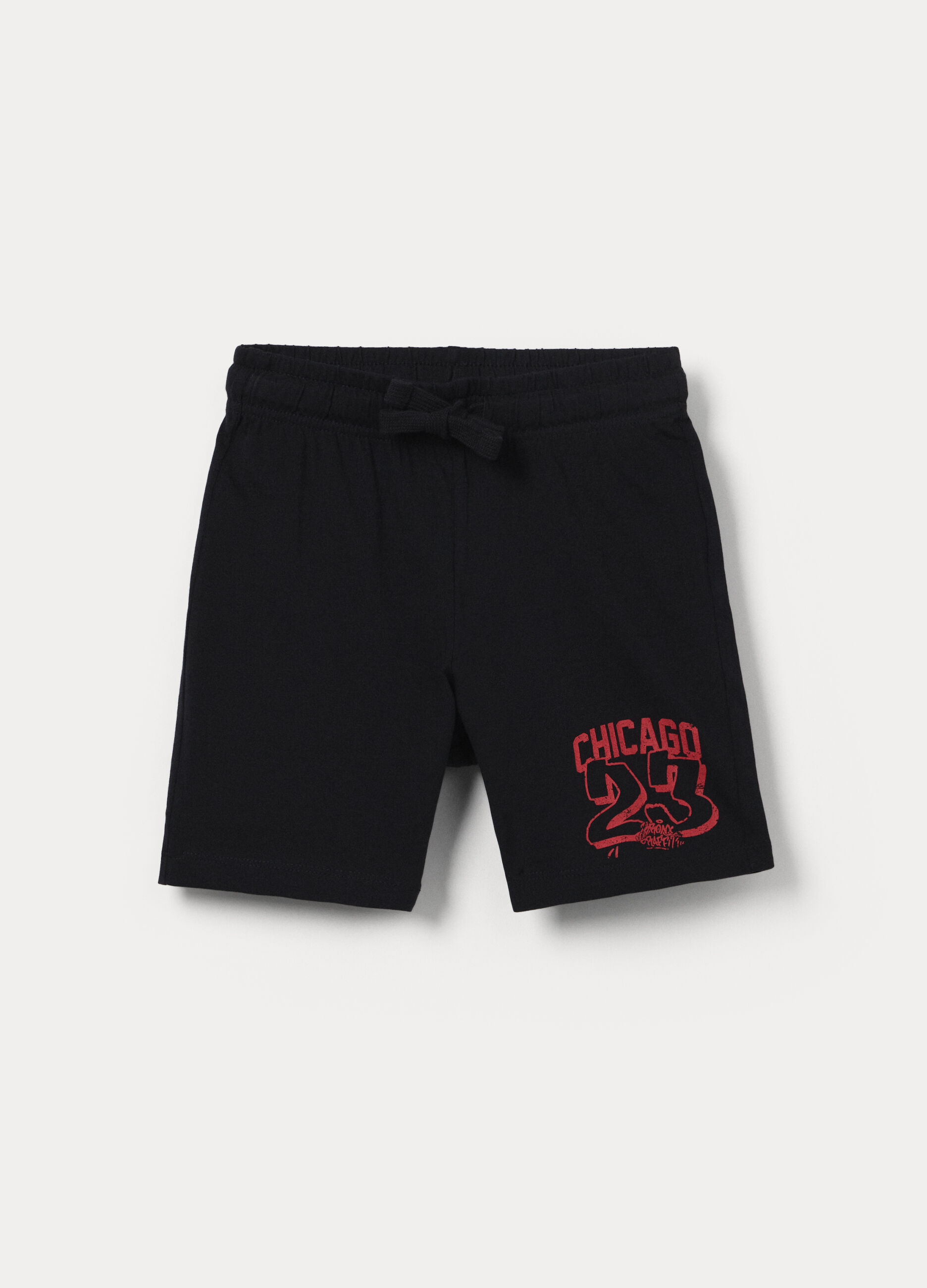 Shorts in jersey di puro cotone bambino_0