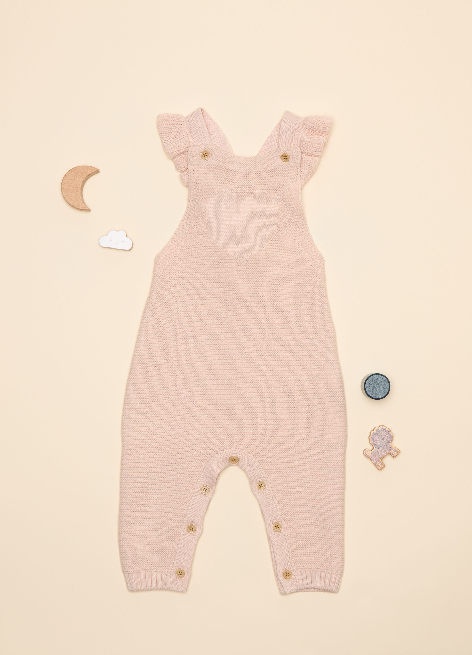 Salopette tricot di cotone_0