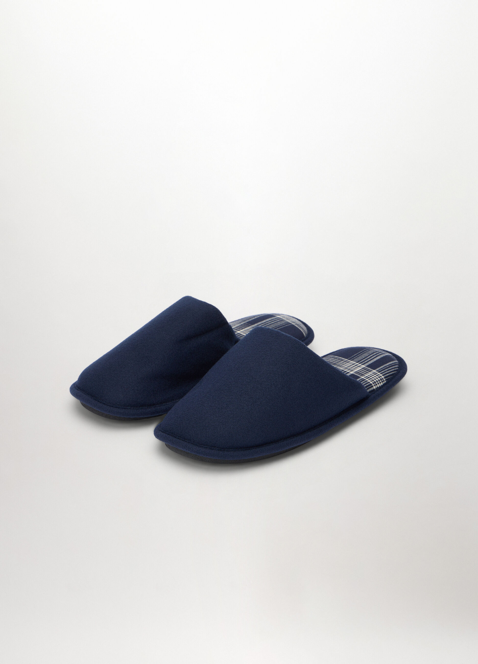 Pantofole motivo a quadri uomo_1