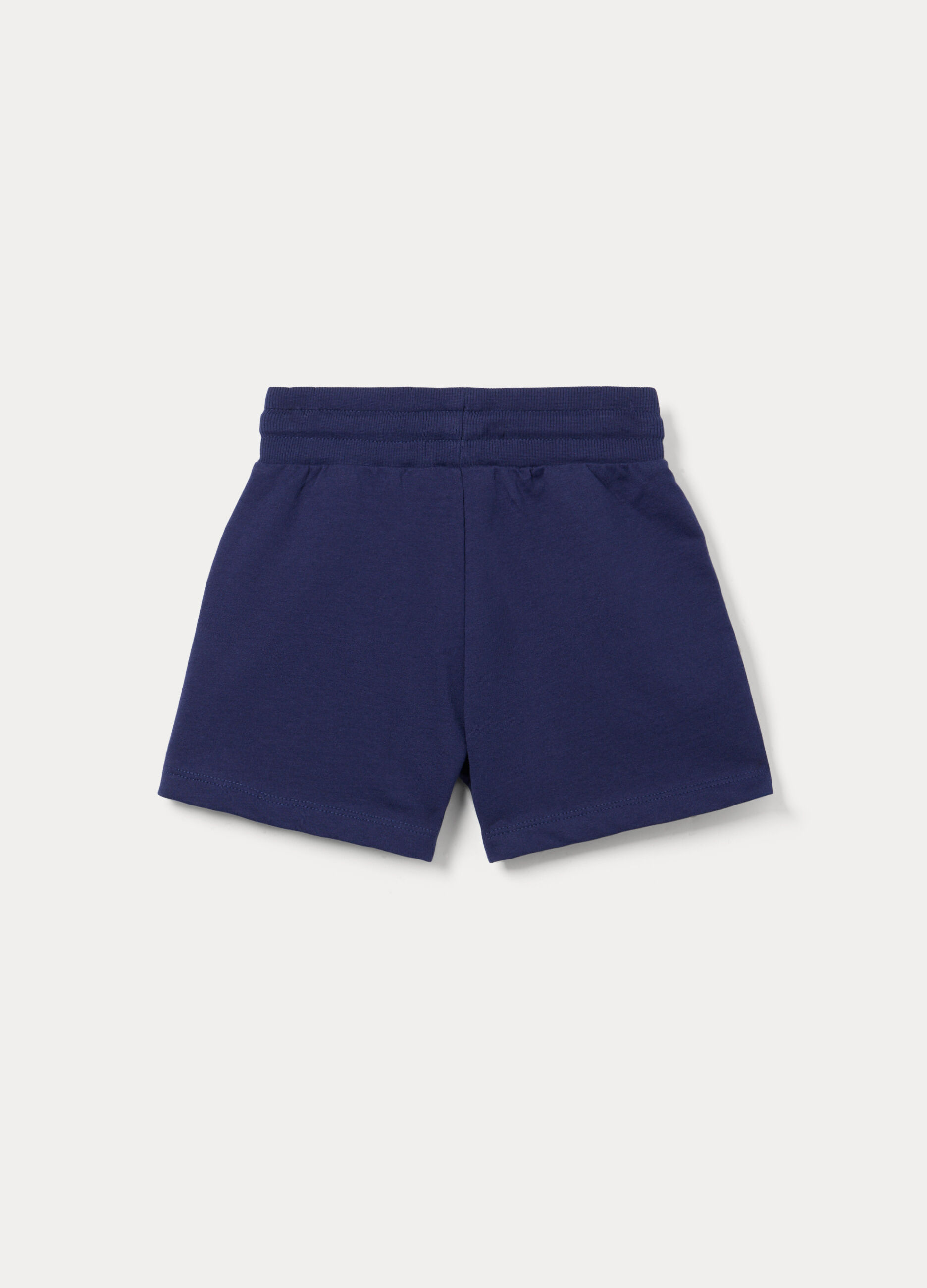 Shorts in french terry di puro cotone bambina_1
