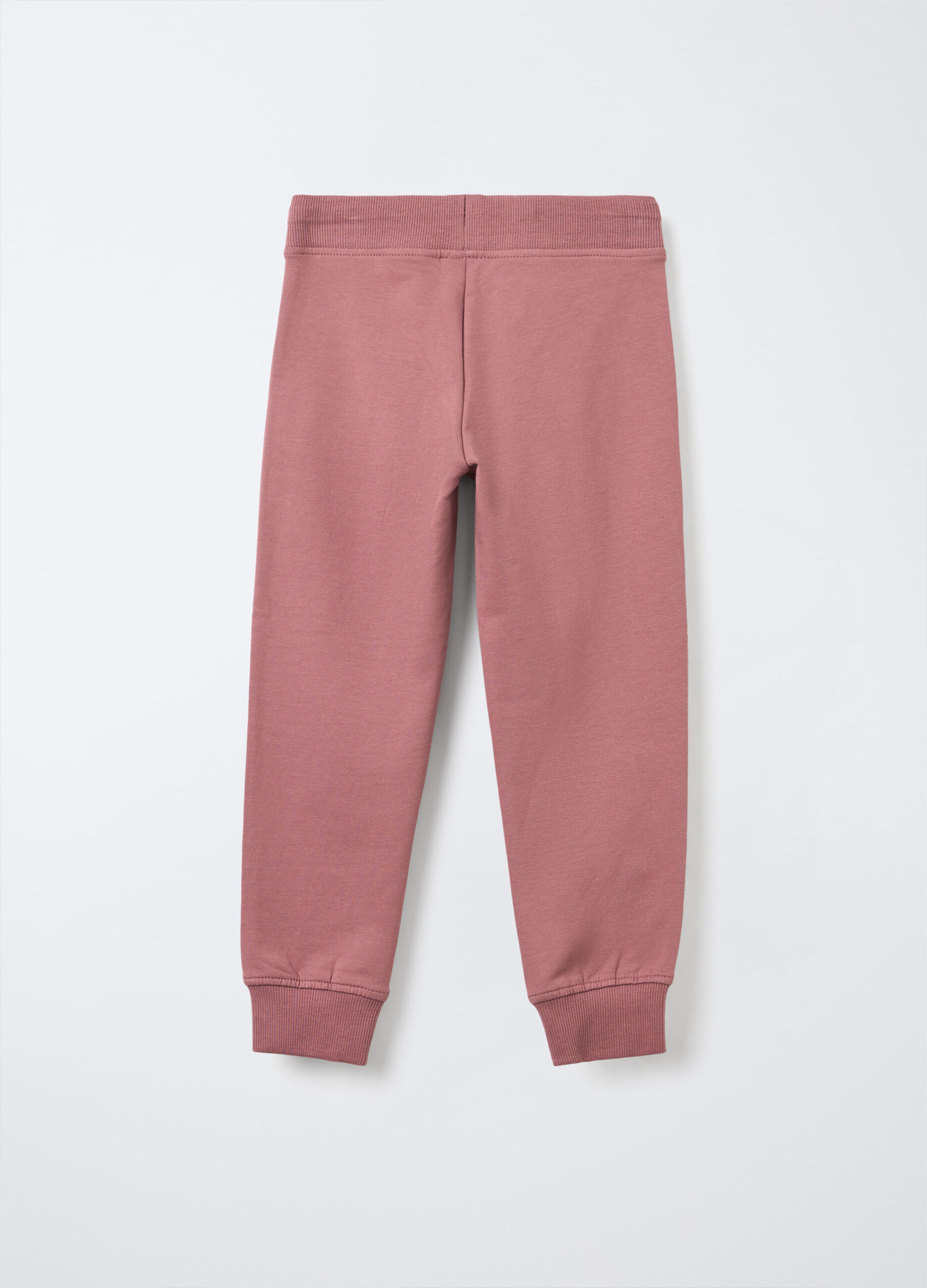 Jogger in cotone garzato stretch Fit Regular bambina_1