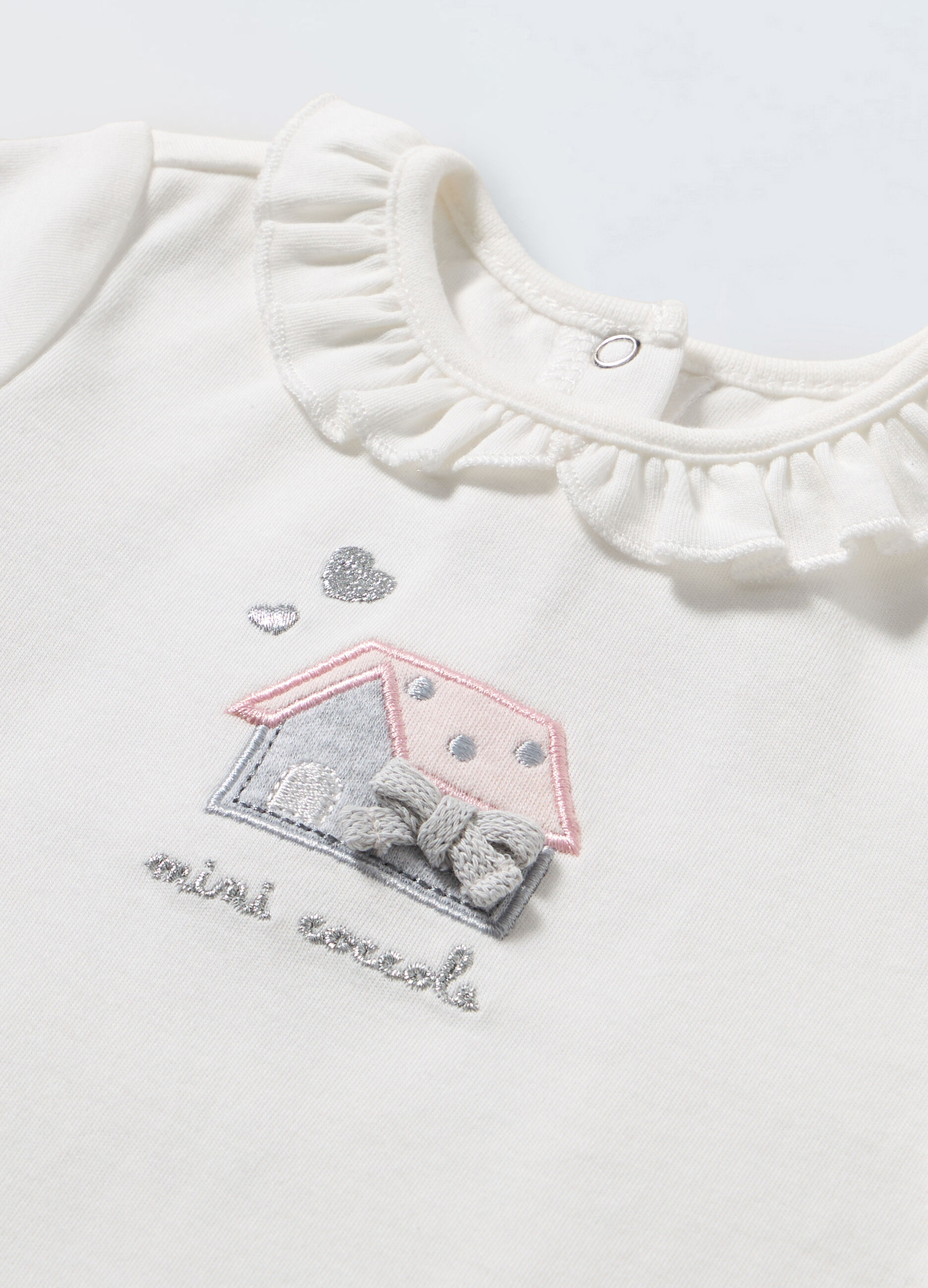 T-shirt in puro cotone neonata_1