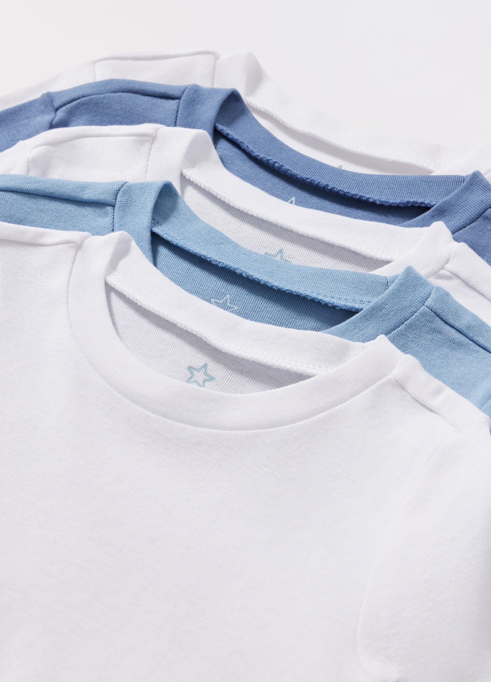 Pack 5 magliette intime in puro cotone bambino_1