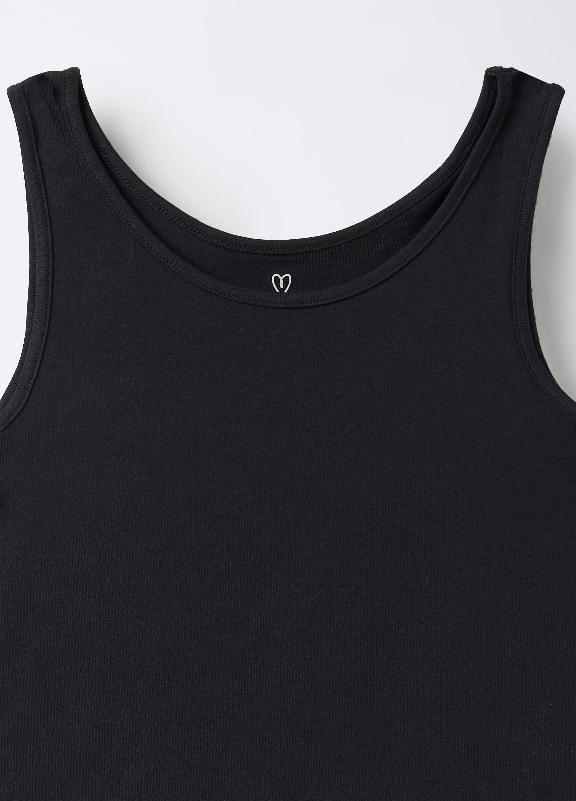 Pack 3 canotte in jersey di cotone stretch ragazza_2