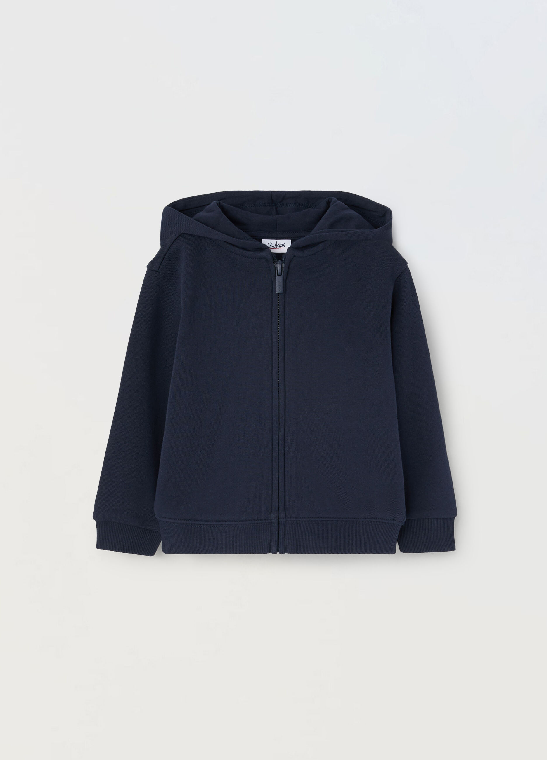 Felpa in puro cotone con cappuccio neonato_0