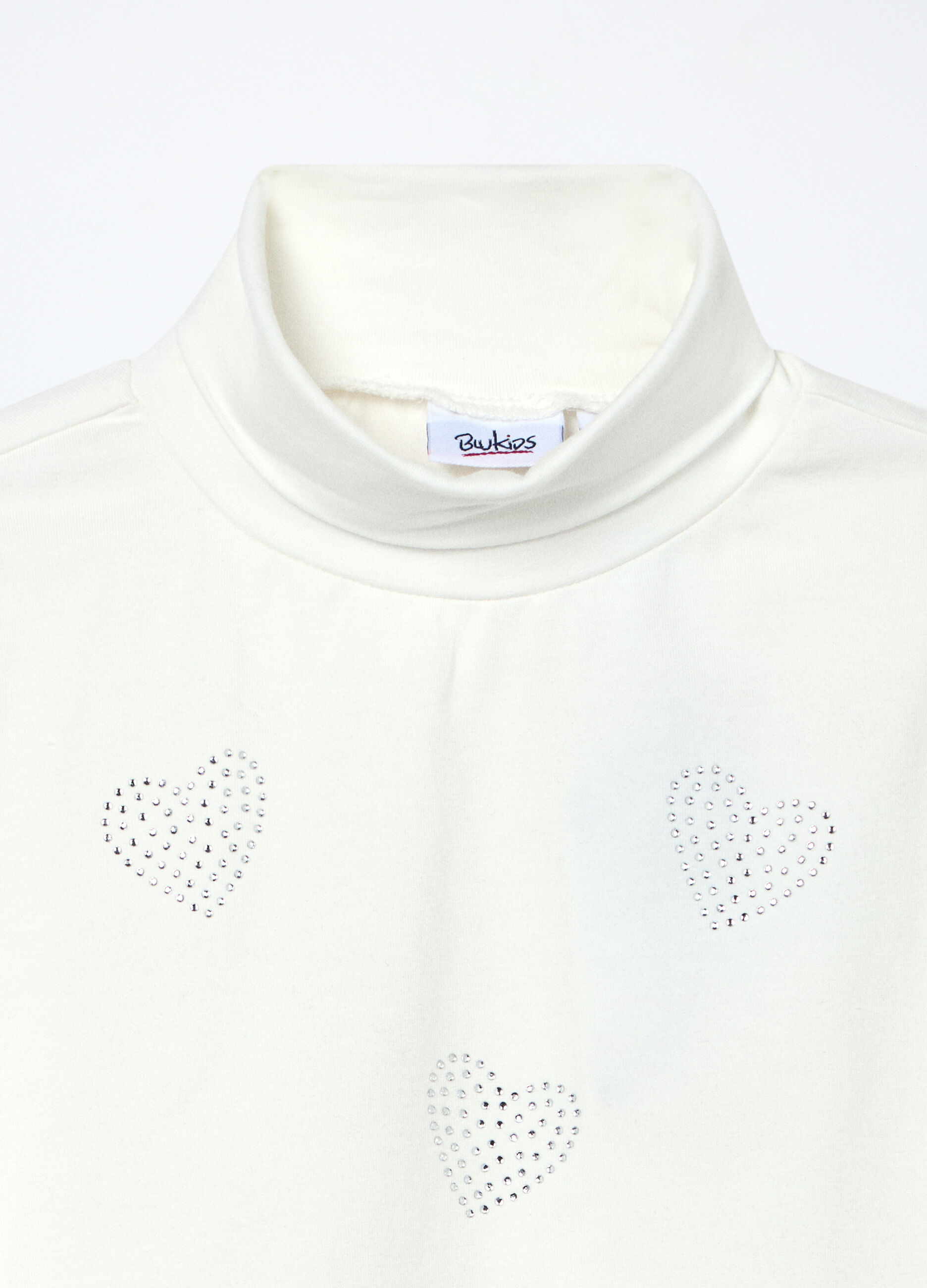 Lupetto in jersey di cotone stretch bambina_2