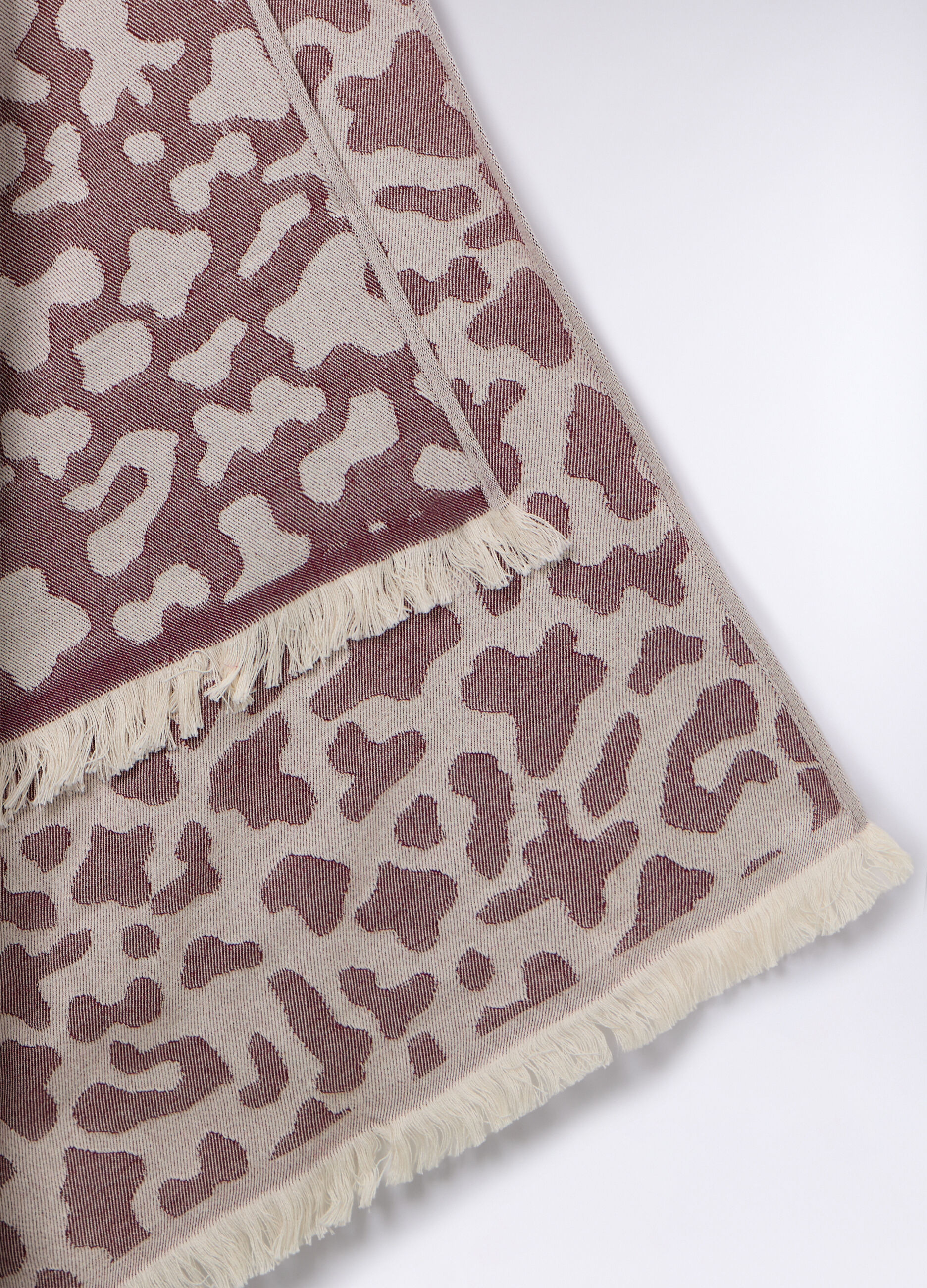 Telo mare in twill di puro cotone donna