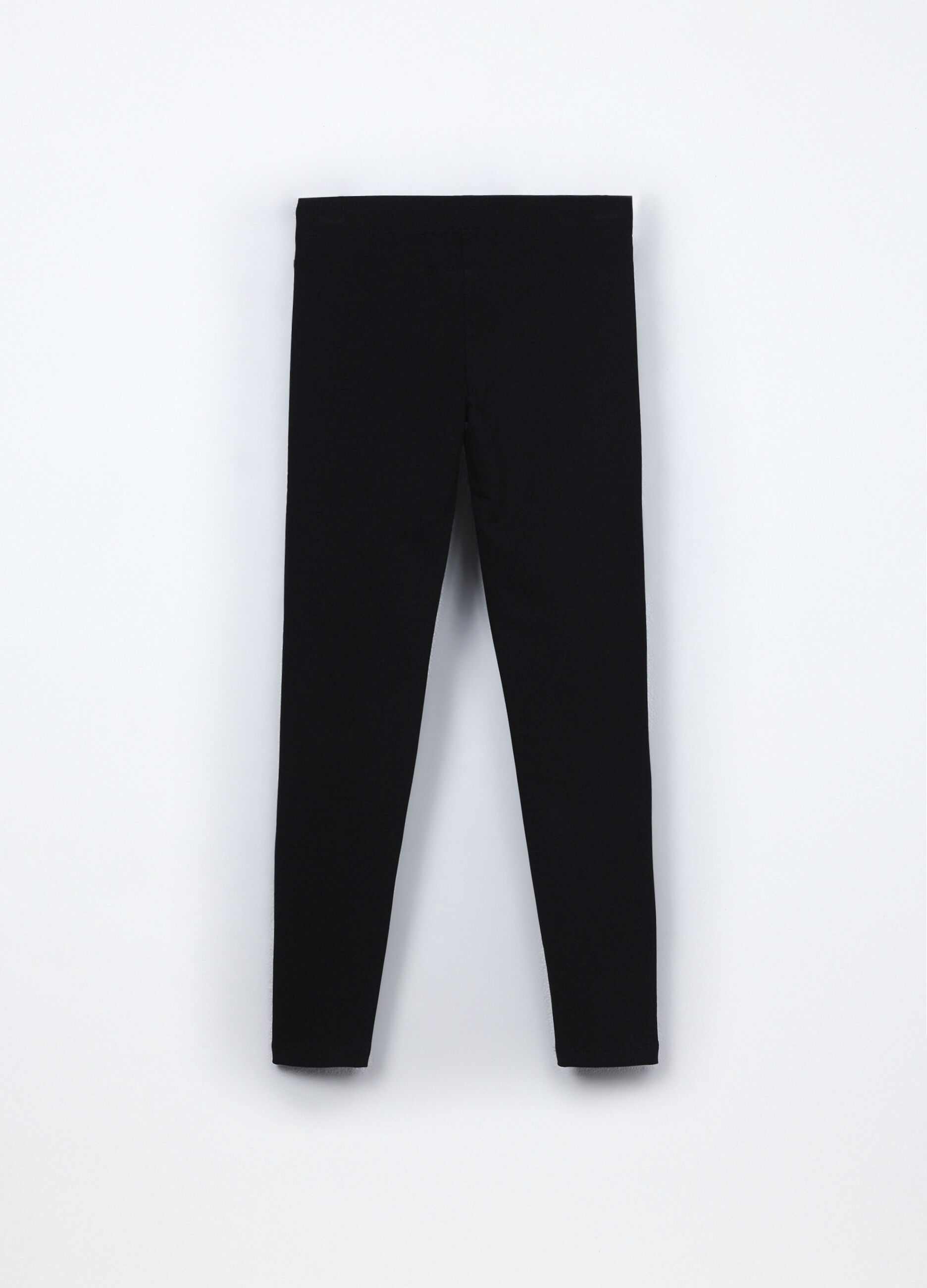 Treggings in french terry di cotone stretch bambina_1