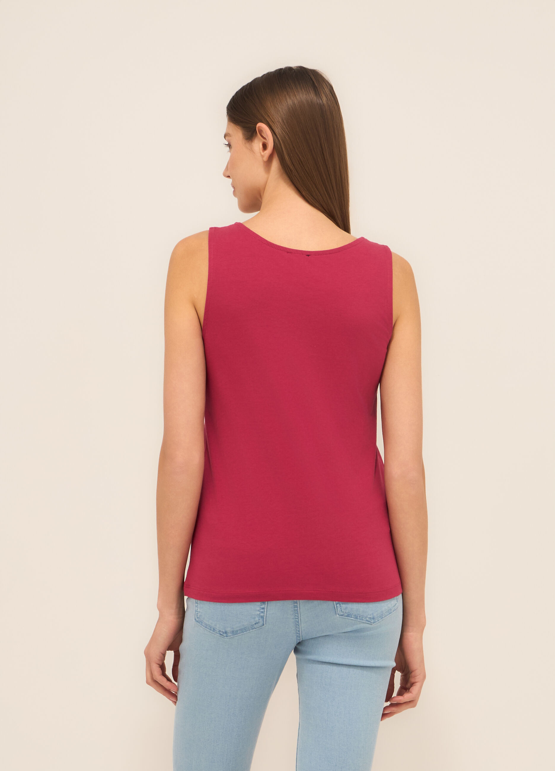 Canotta in puro cotone donna_1