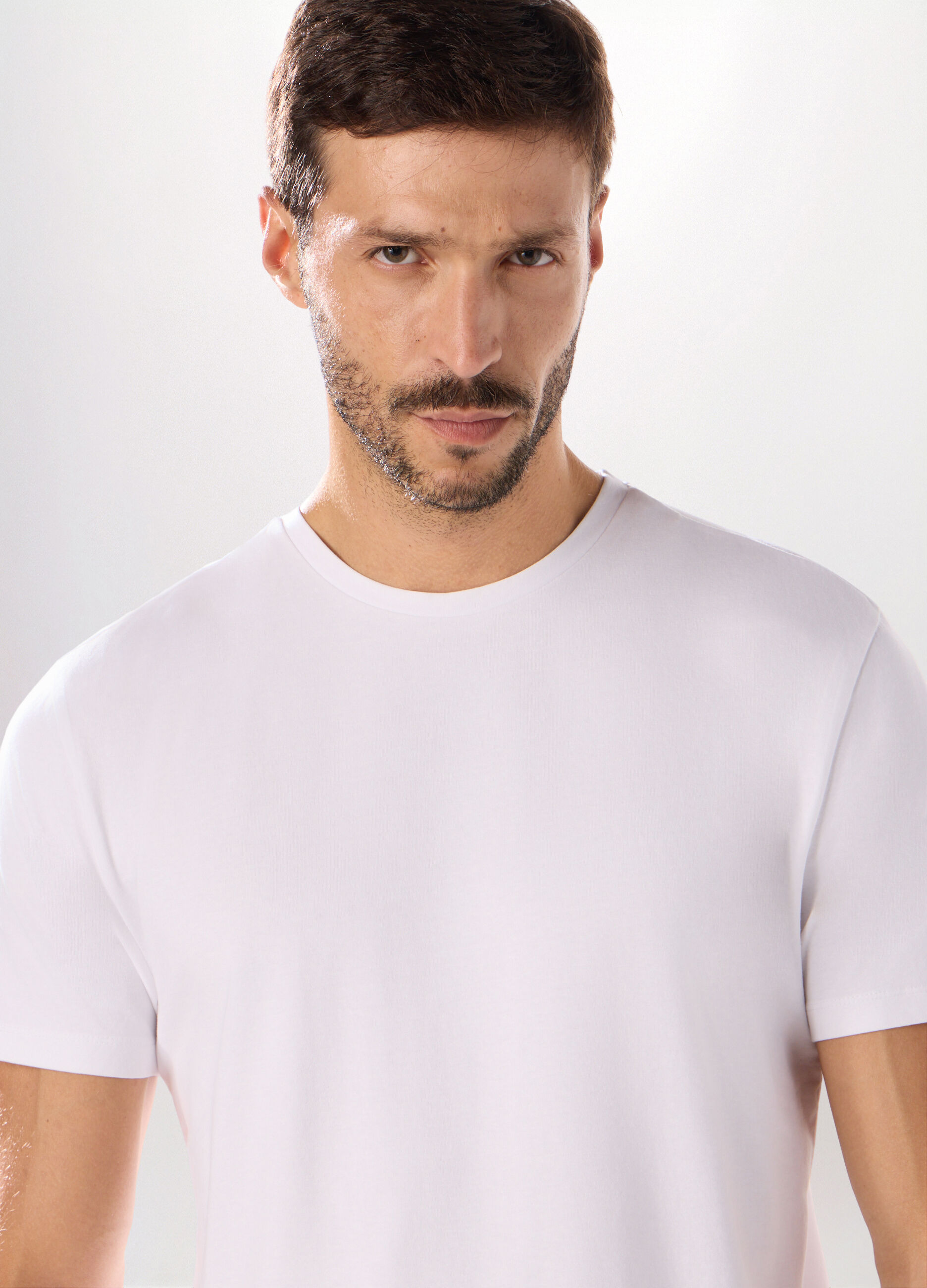 T-shirt in cotone stretch uomo_2
