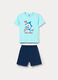 Set pigiama corto in jersey di puro cotone bambino_0
