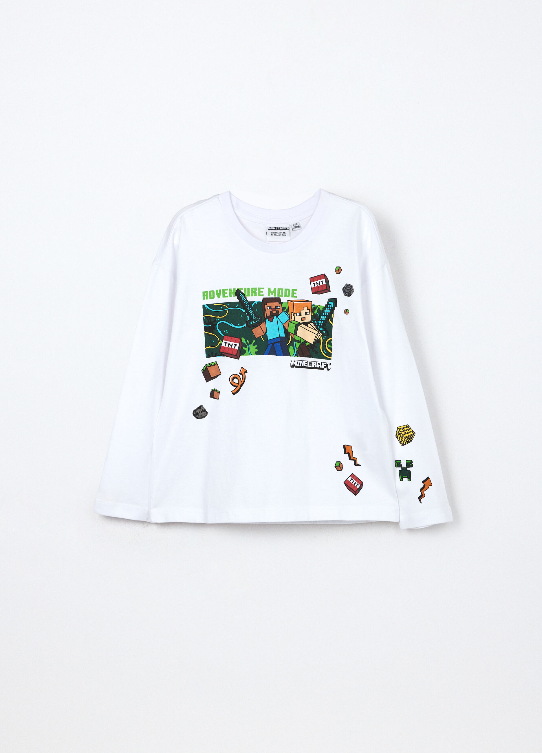 T-shirt in jersey di puro cotone bambino_0