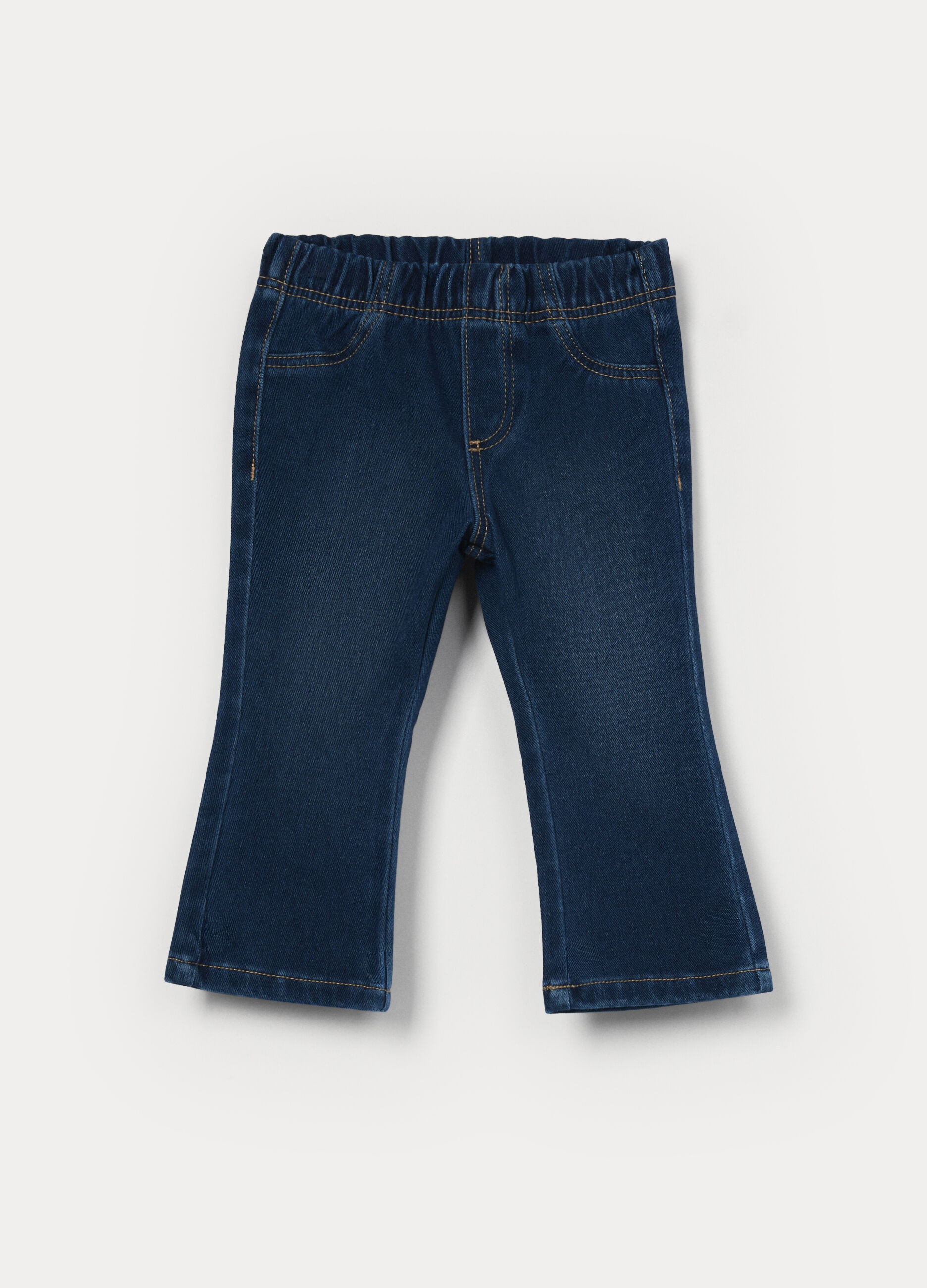 Jeggings flare fit in misto cotone stretch bimba_0