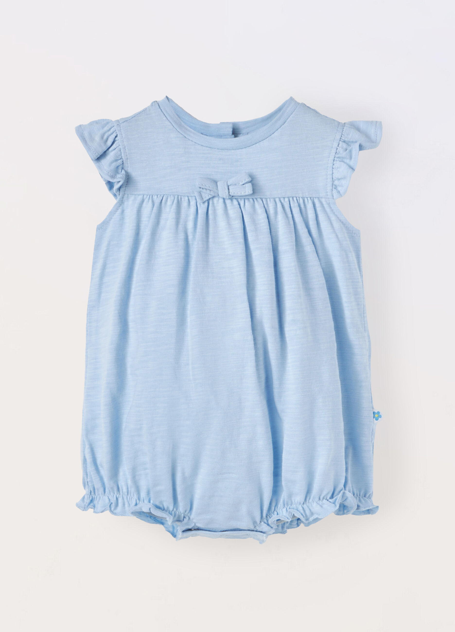 Pagliaccetto in cotone stretch neonata_0