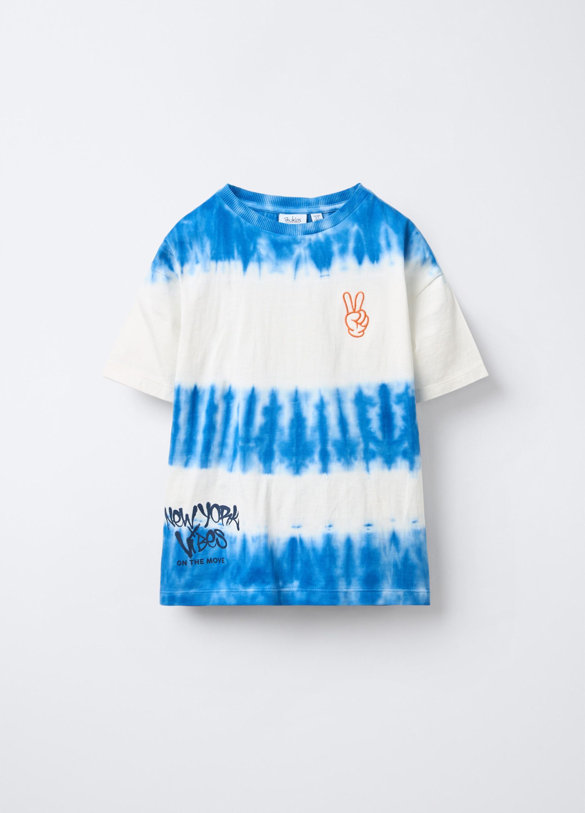T-shirt in jersey di puro cotone Boxy Fit bambino_0