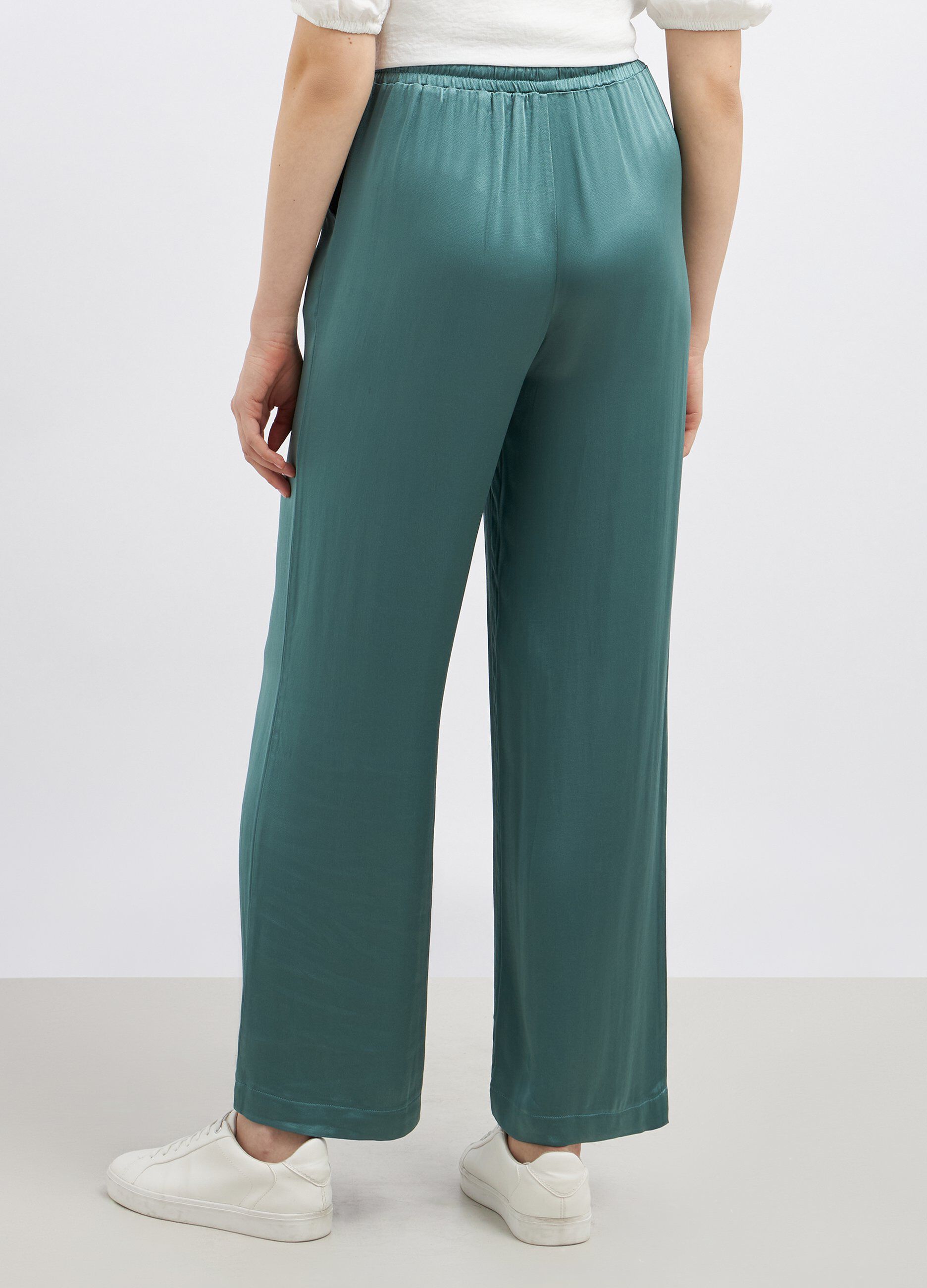 Joggers in viscosa donna_1